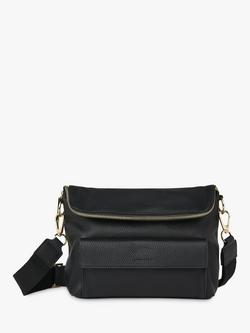 Whistles Vida Leather Cross Body Bag, Black
