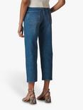 Whistles Hollie Button Front Jeans, Blue