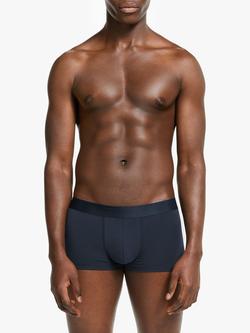 John Lewis Organic Cotton Hipster Trunks, Pack of 3, Navy - view 2, Navy