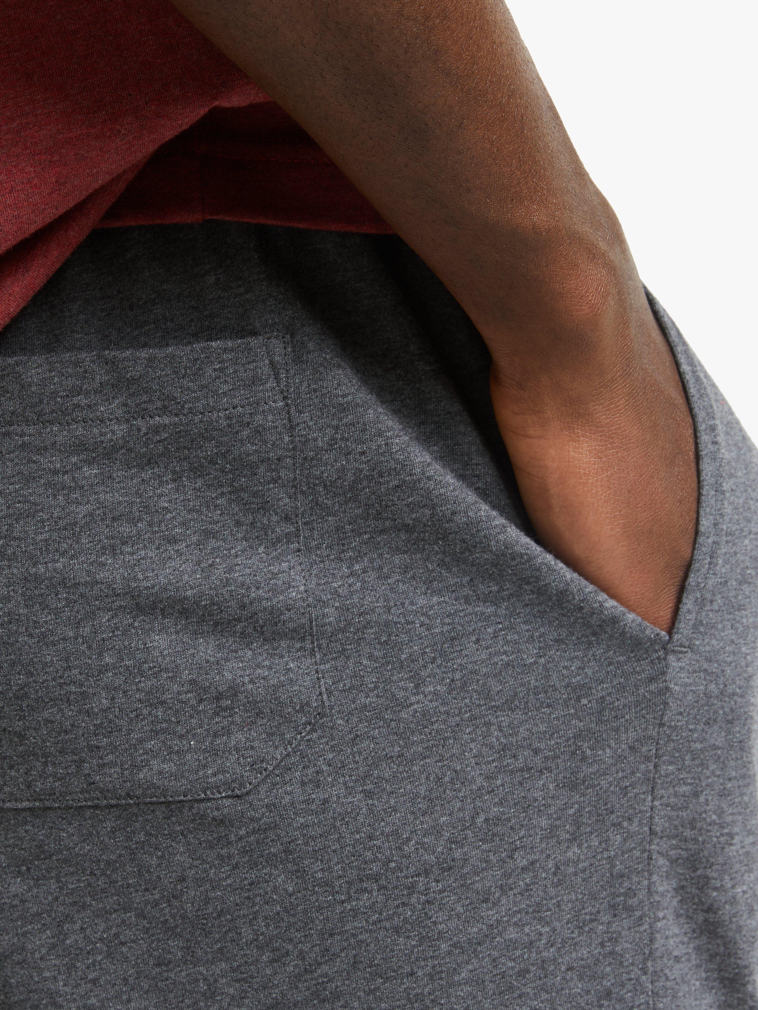 Product image 6 of 7, which shows John Lewis Jersey Organic Cotton Lounge Pants, Grey, XXL