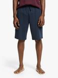 John Lewis Organic Cotton Jersey Lounge Shorts, Navy