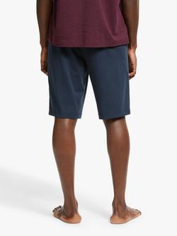 John Lewis Organic Cotton Jersey Lounge Shorts - view 2, Navy