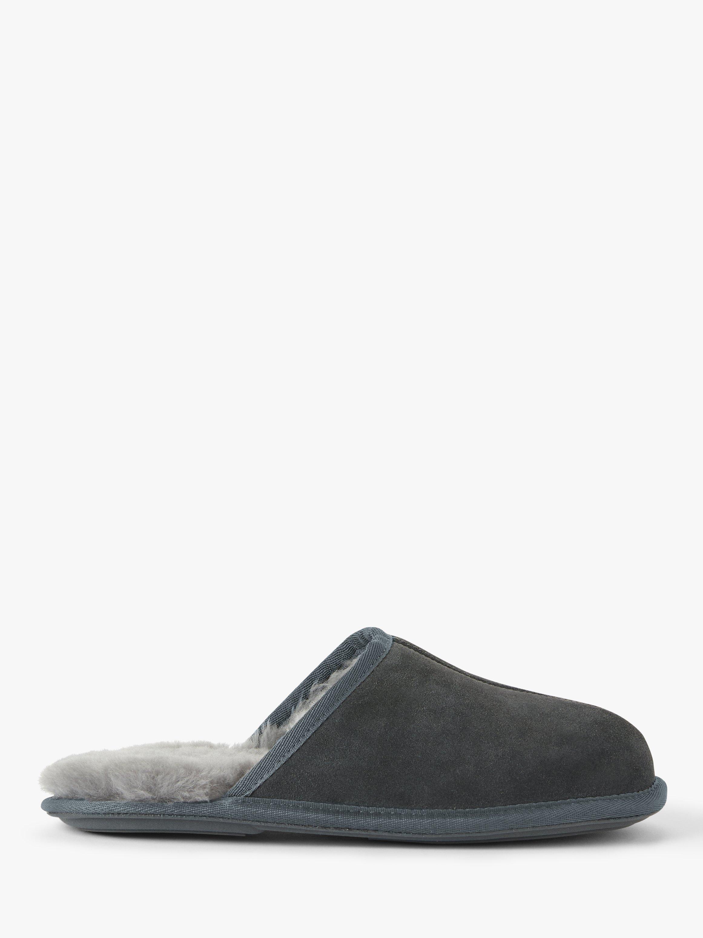 John Lewis Loen Suede Sheepskin Mule Slippers