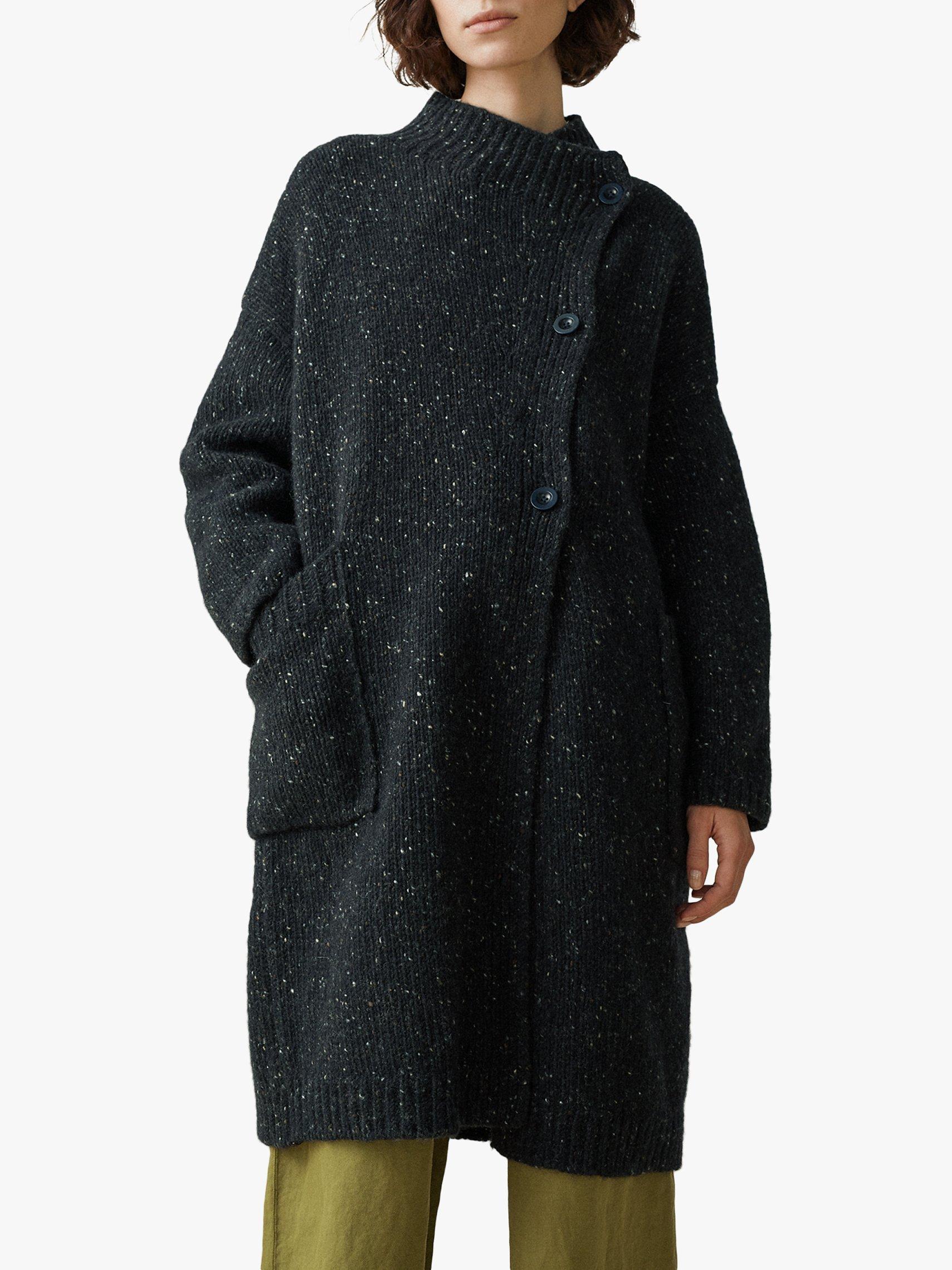 Toast wool cotton tweed coat sales