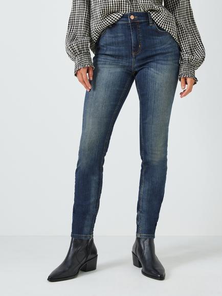 AND/OR Abbot Kinney Mid-Rise Skinny Jeans, Deja Blue