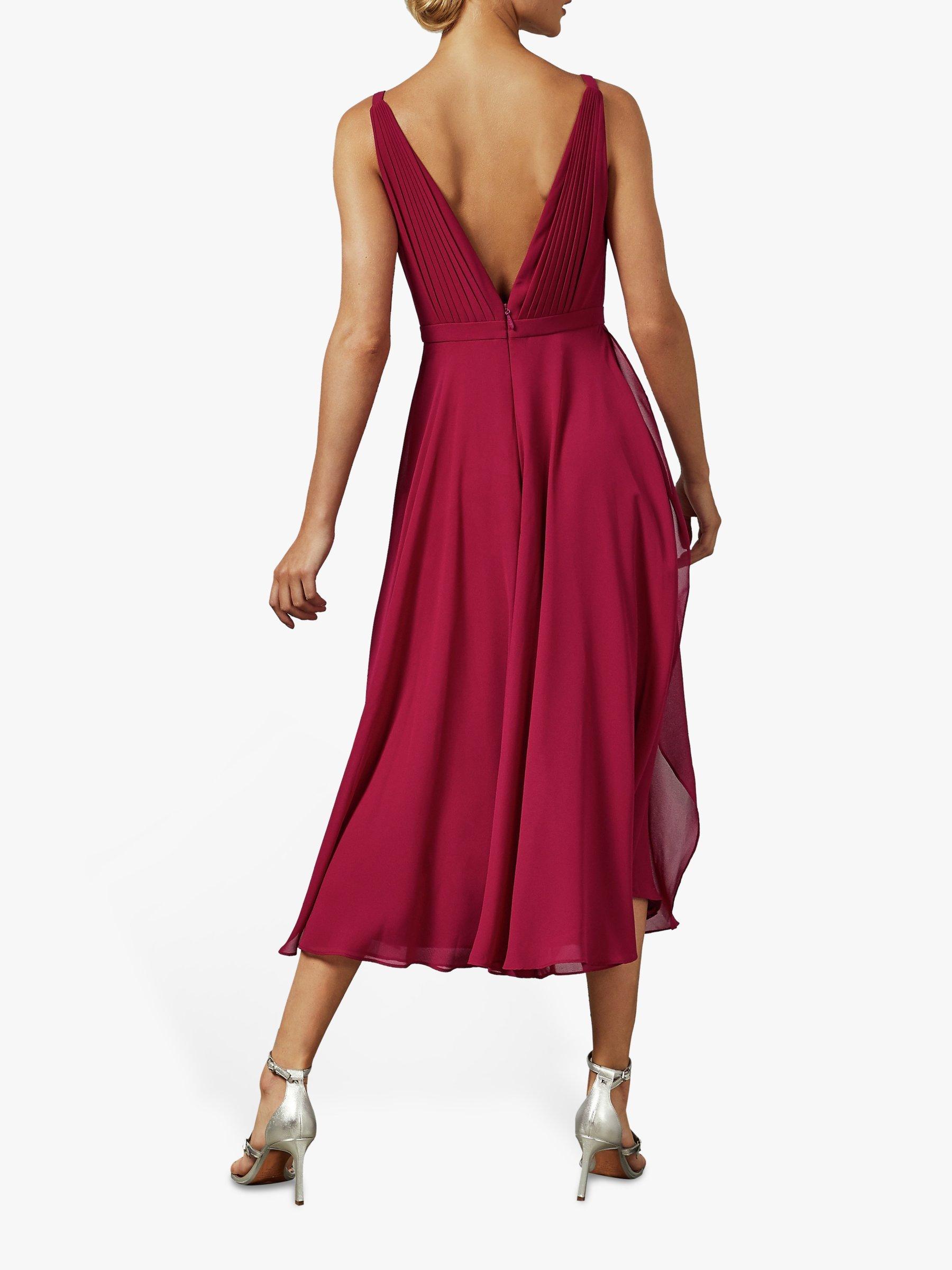 Ted Baker Celeyst Pleated Midi Dress