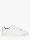 Whistles Koki Lace Up Leather Trainers, White