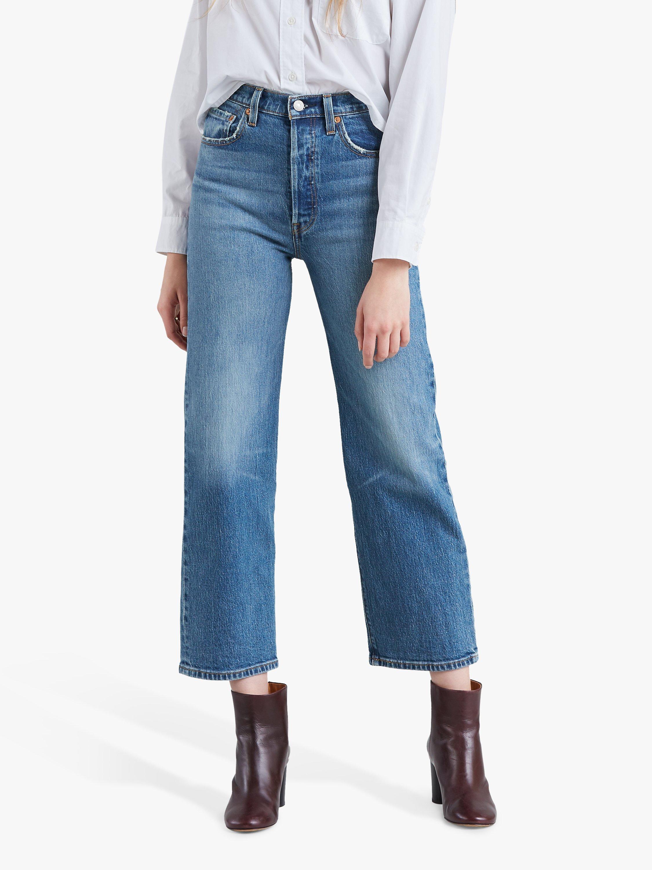 Levi s Ribcage Straight Ankle Jeans Jive Swing