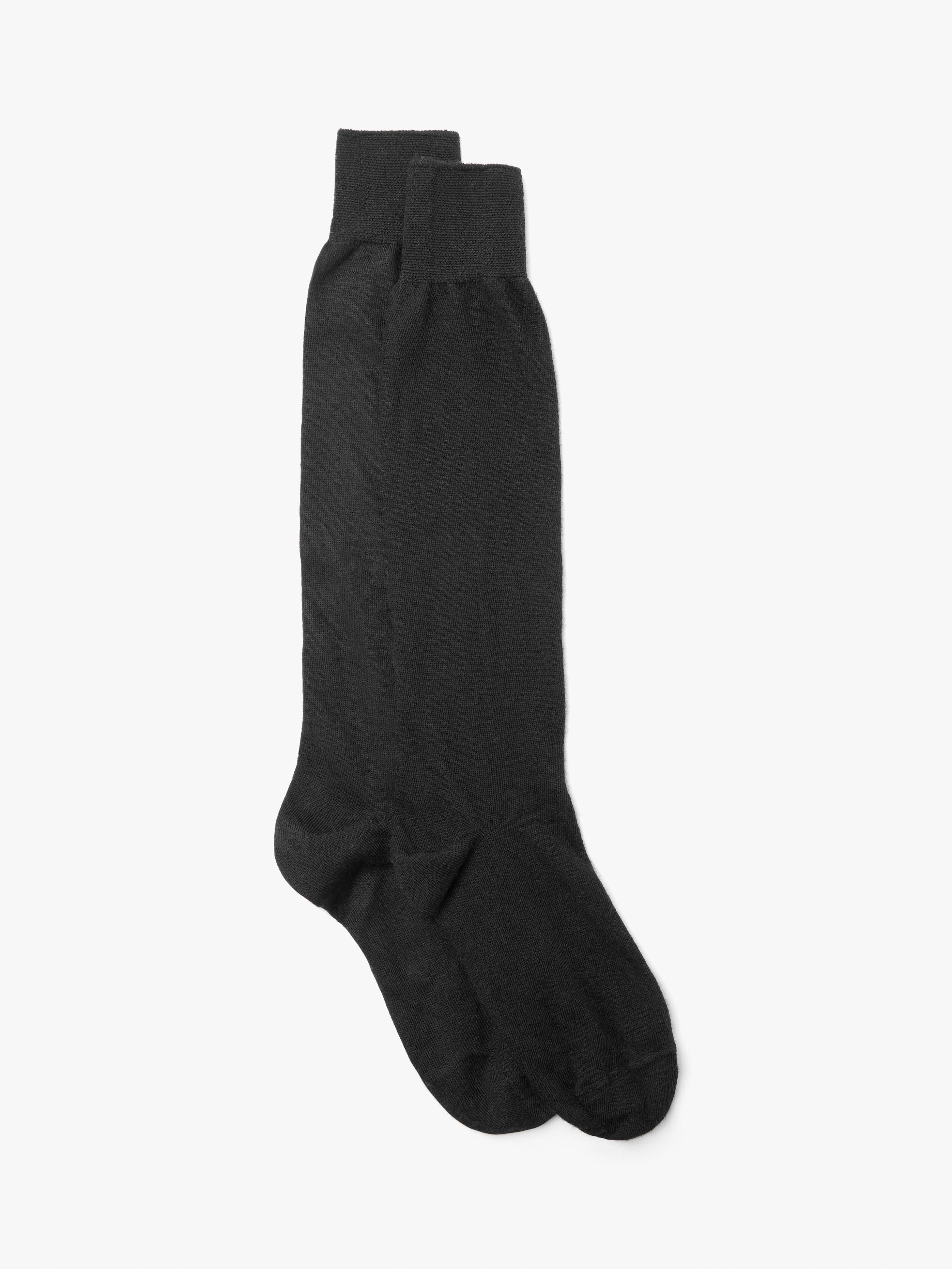 John Lewis Merino Wool Mix Knee High Socks, Pack of 2
