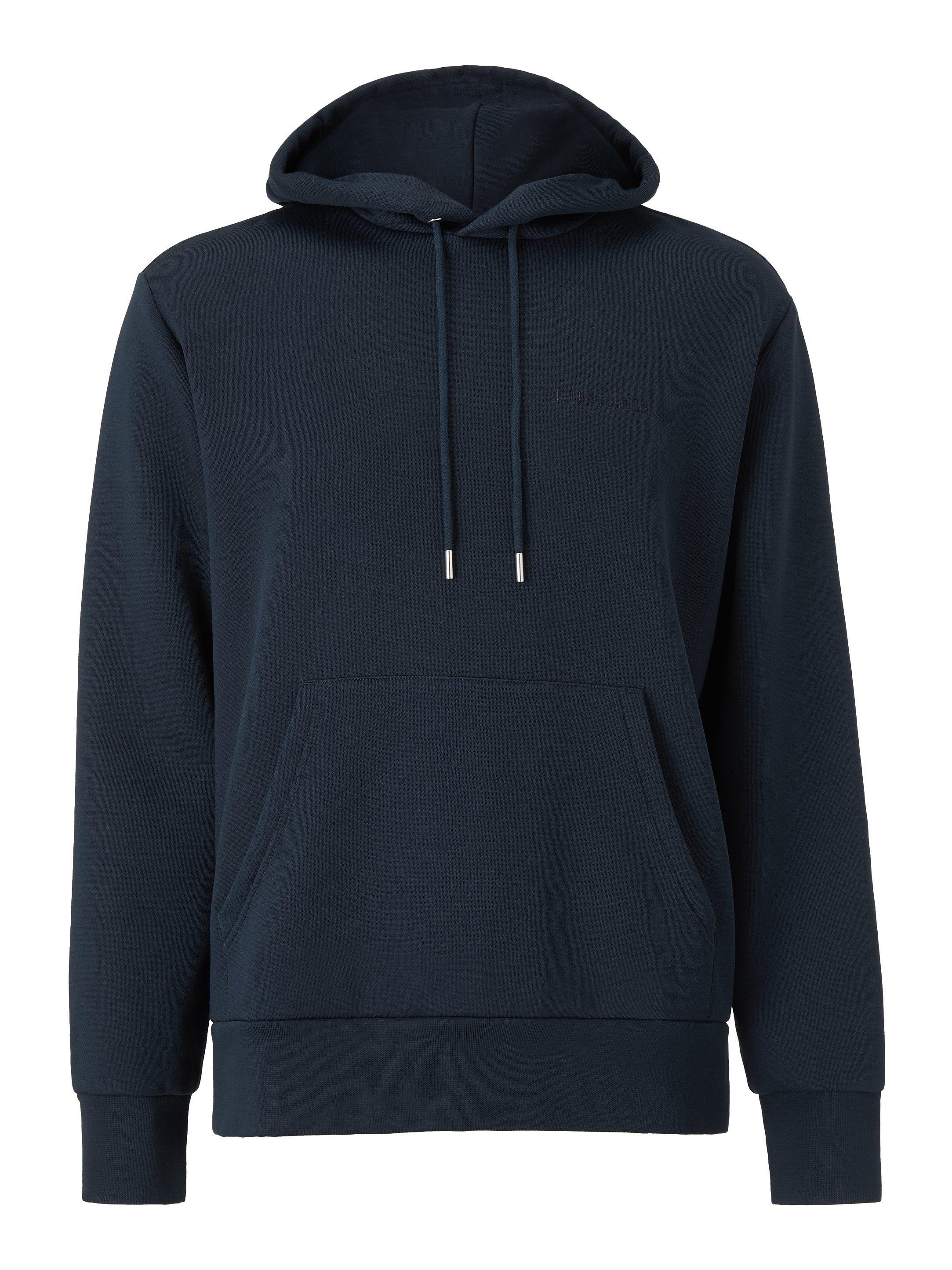 J.Lindeberg Chip Luxe Sweat Hoodie, Navy