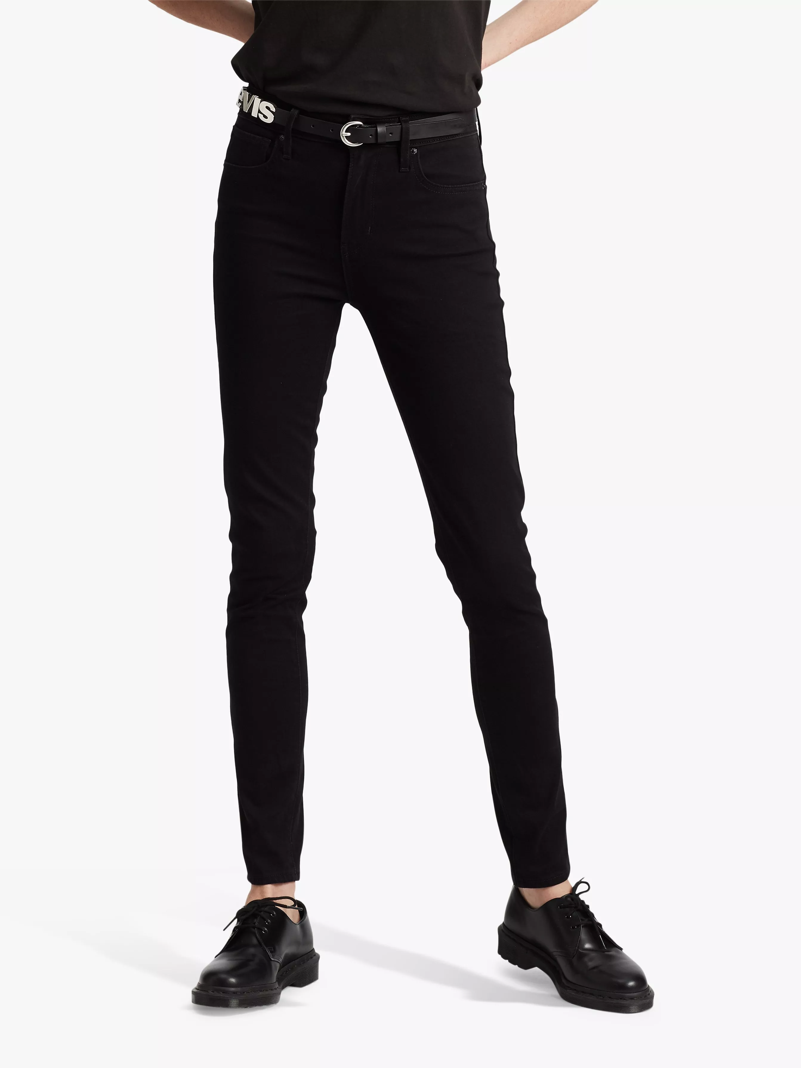 Black skinny levis online