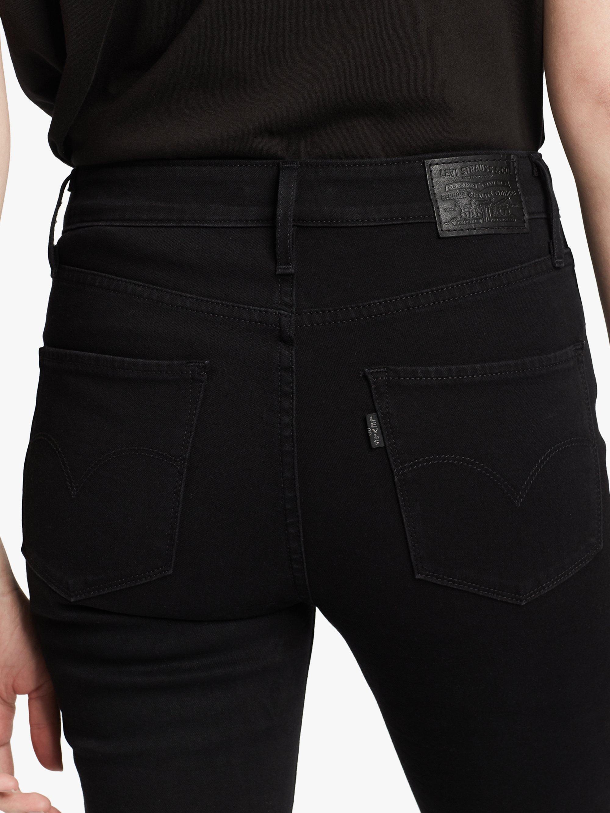 Black high waisted levis sale