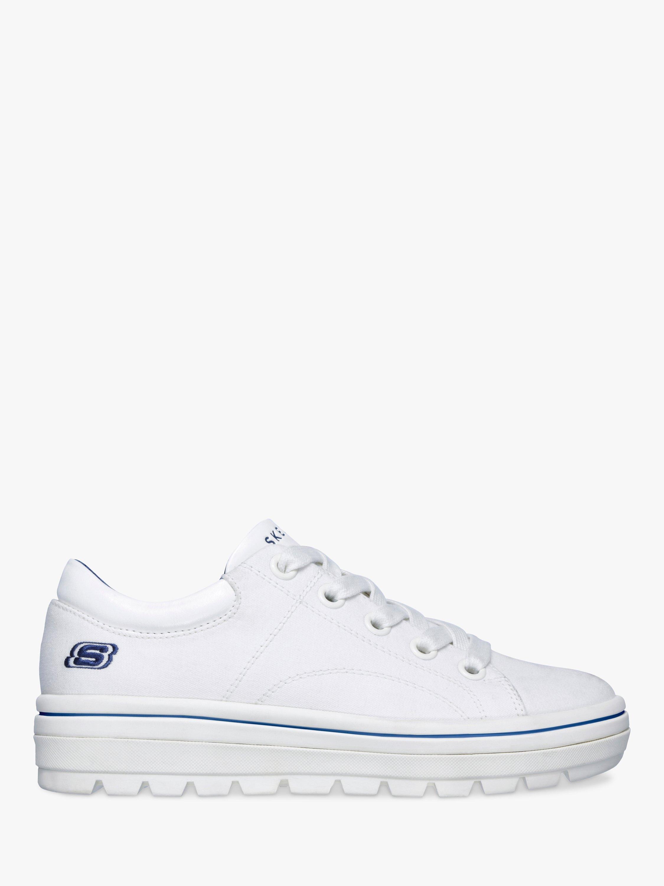 Skechers Street Cleats 2 Contrast Stitch Trainers White