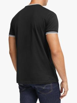 Fred Perry Twin Tipped T-Shirt - view 2, Black