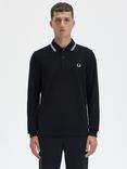 Fred Perry Twin Tipped Long Sleeve Polo Shirt