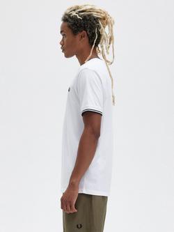 Fred Perry Twin Tipped T-Shirt - view 2, Snow White