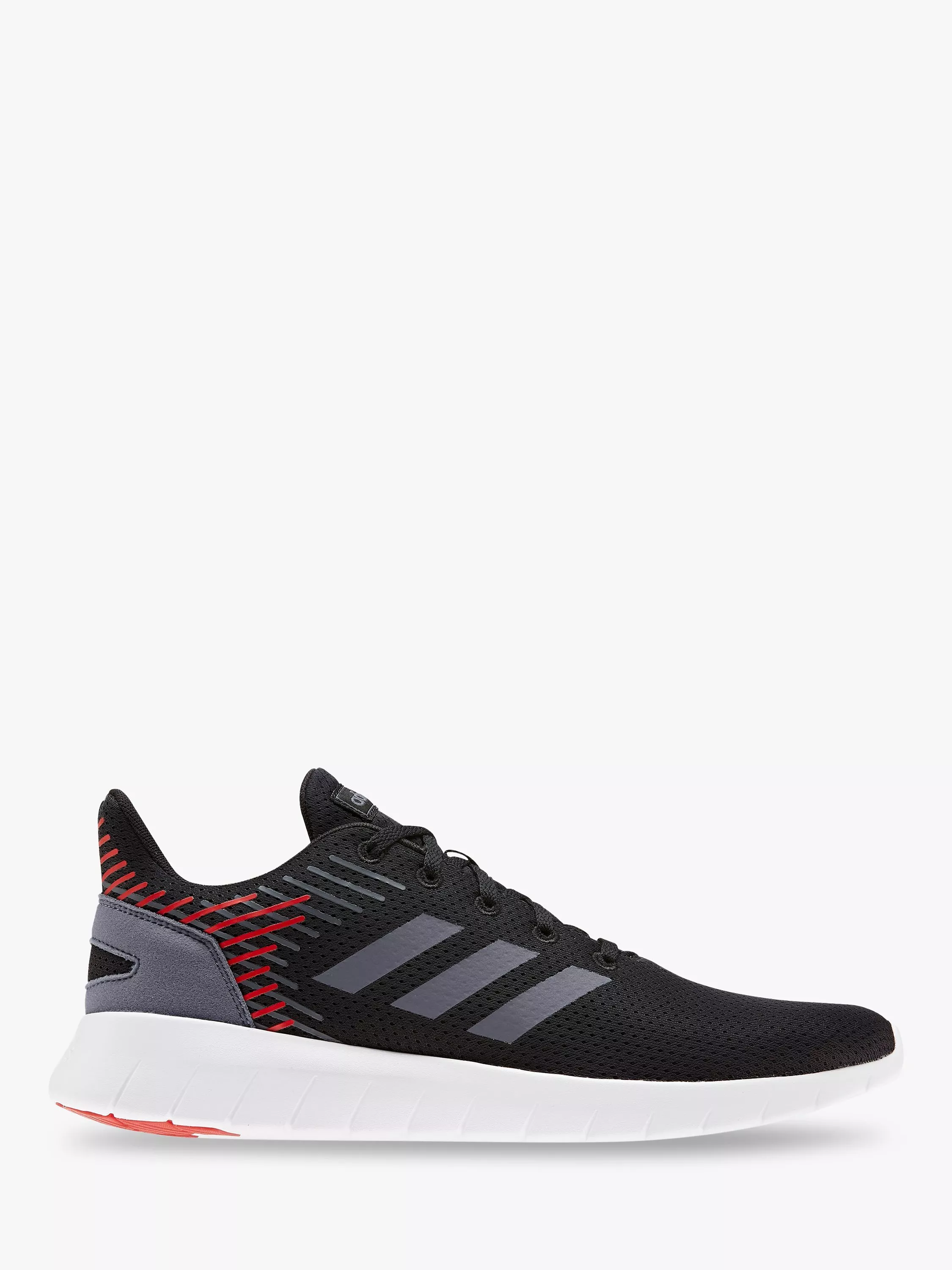 adidas Asweerun Men s Running Shoes Core Black Onix Scarlet 7