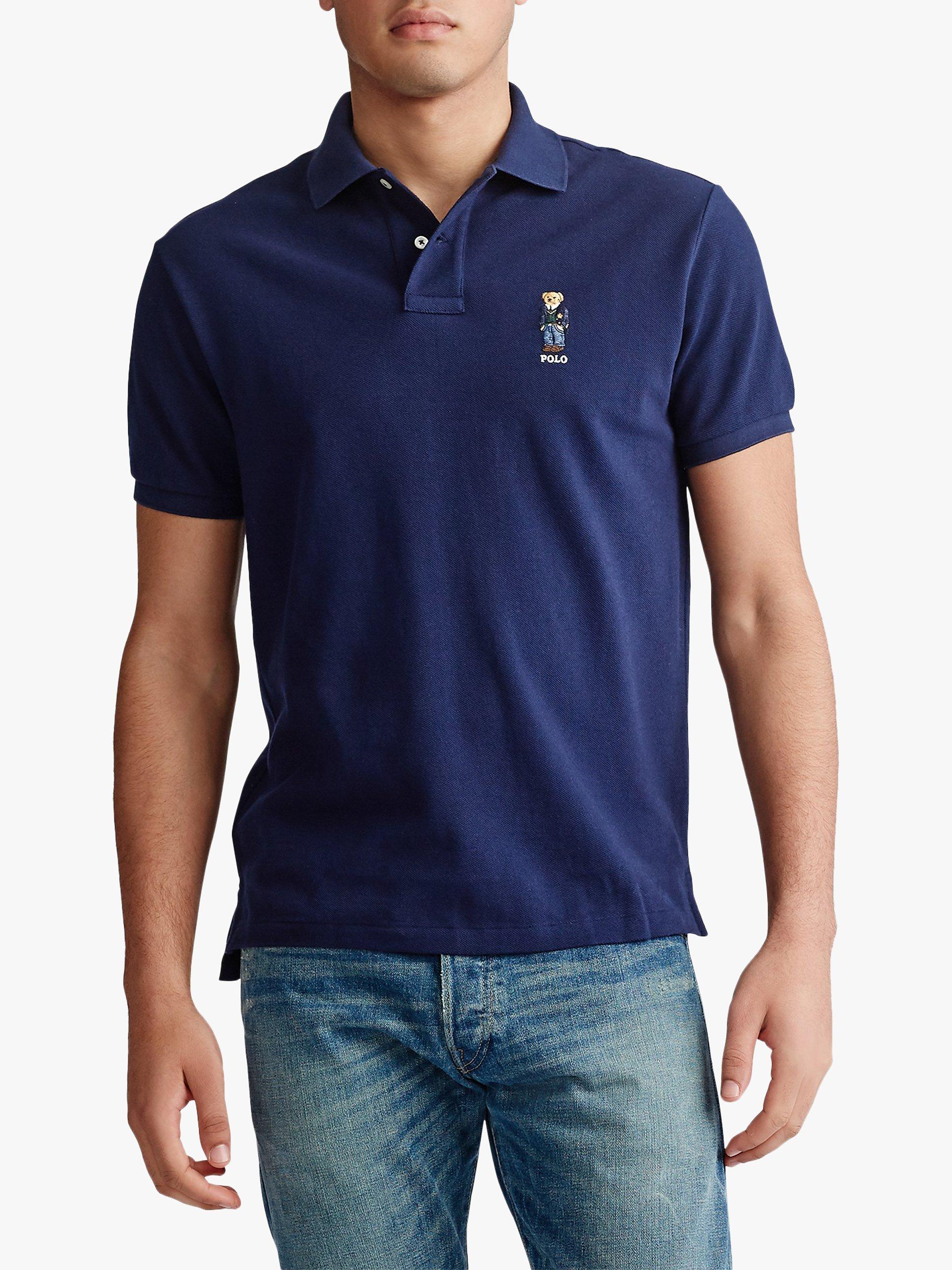 Ralph lauren polo shirt with bear logo hotsell