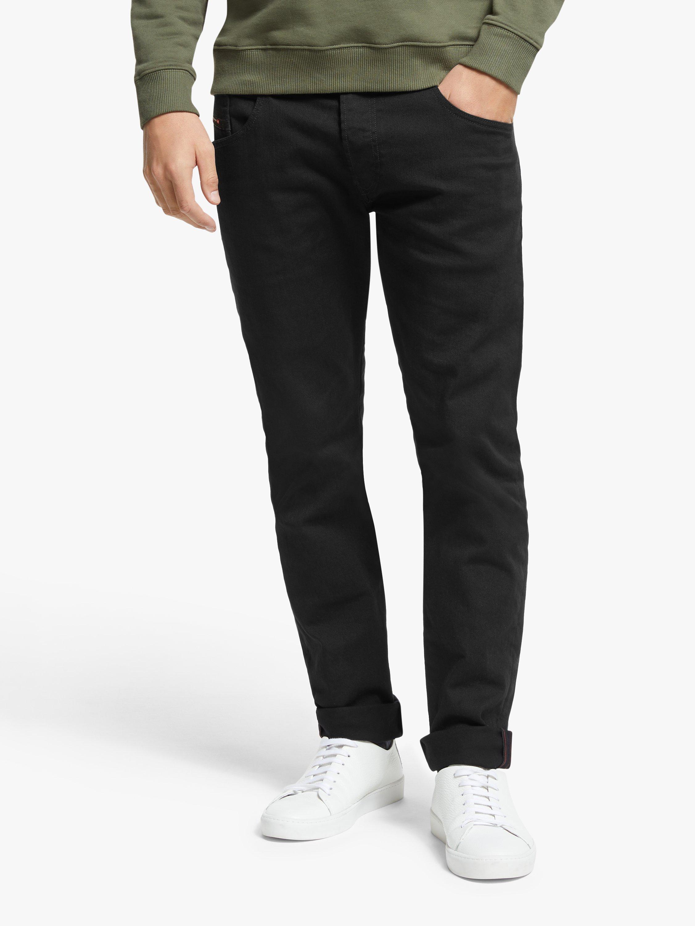 Diesel D-Bazer Tapered Jeans, Black