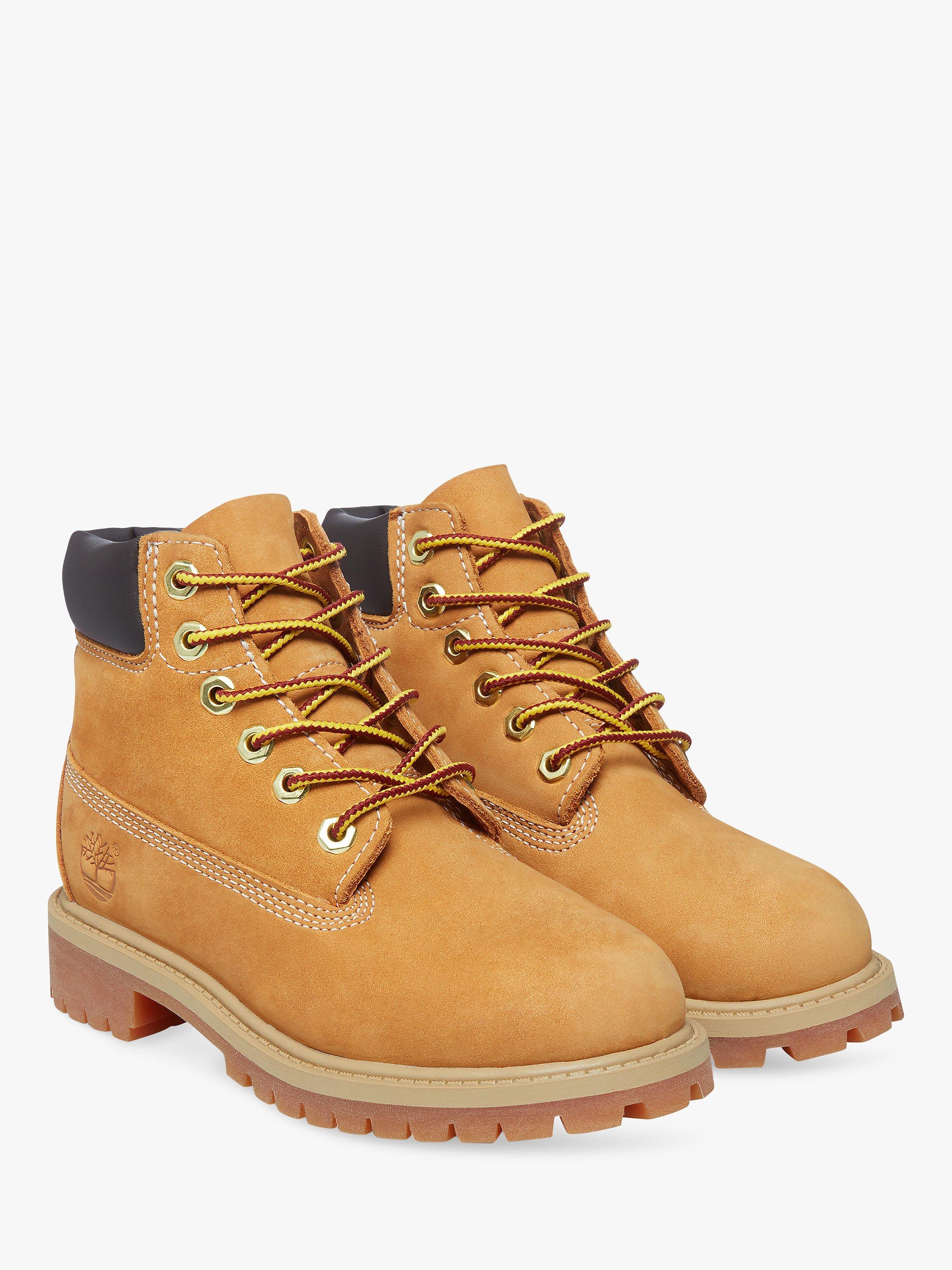 Product image 2 of 7, which shows Timberland Kids' Classic 6-Inch Premium Boots, Wheat, 30