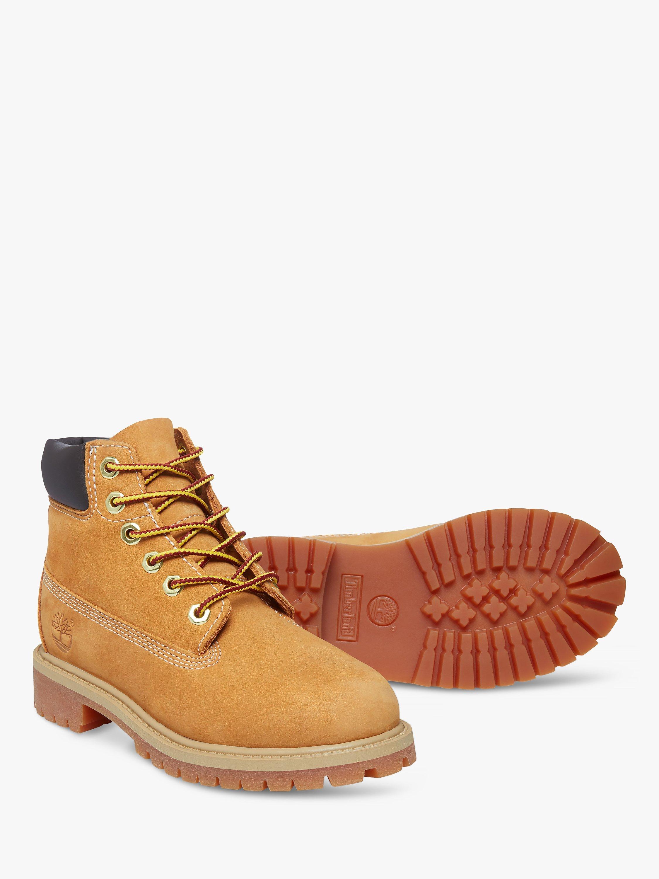 Product image 3 of 7, which shows Timberland Kids' Classic 6-Inch Premium Boots, Wheat, 30