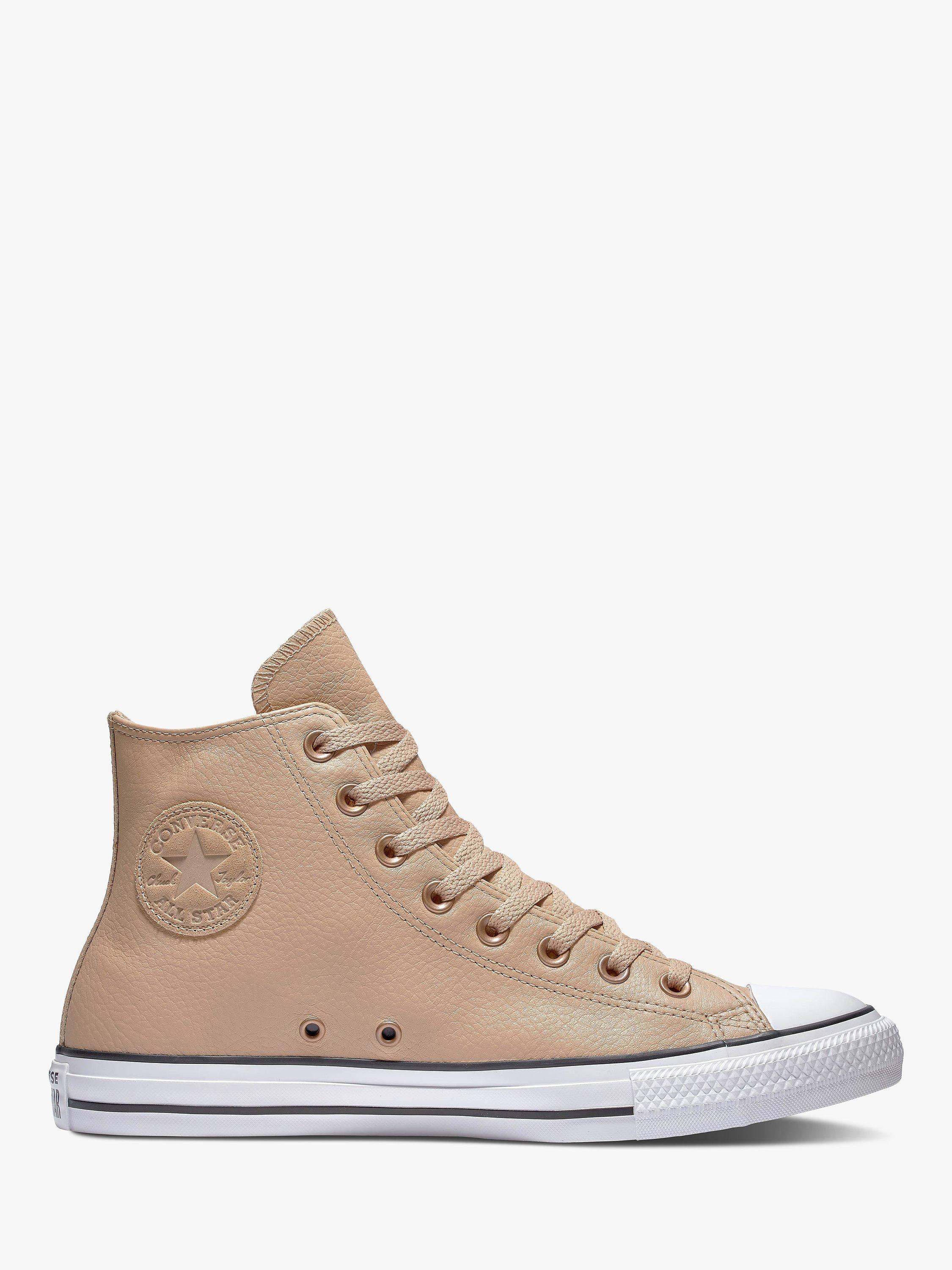 Tan converse leather on sale