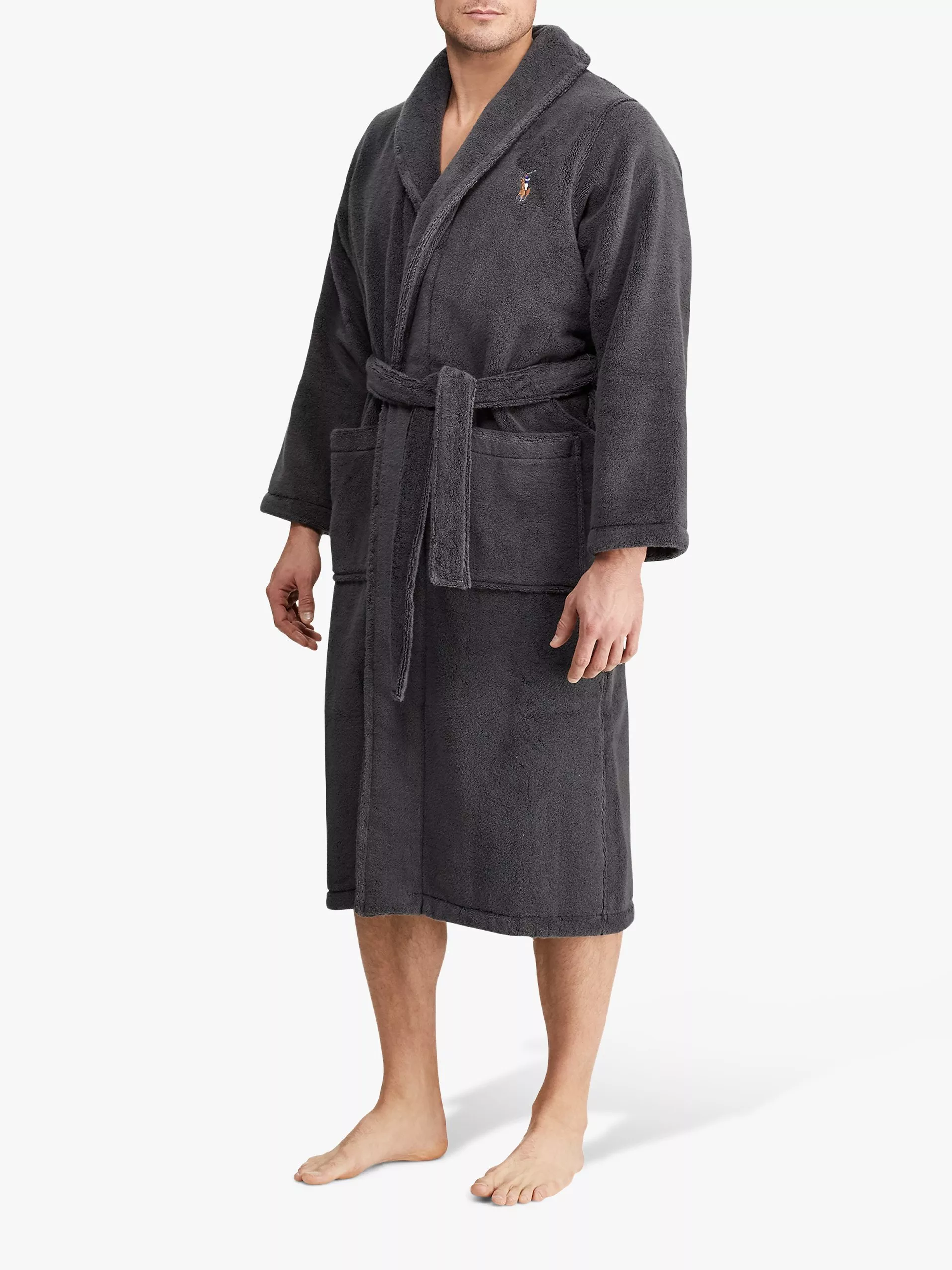 Ralph lauren hooded dressing gown sale