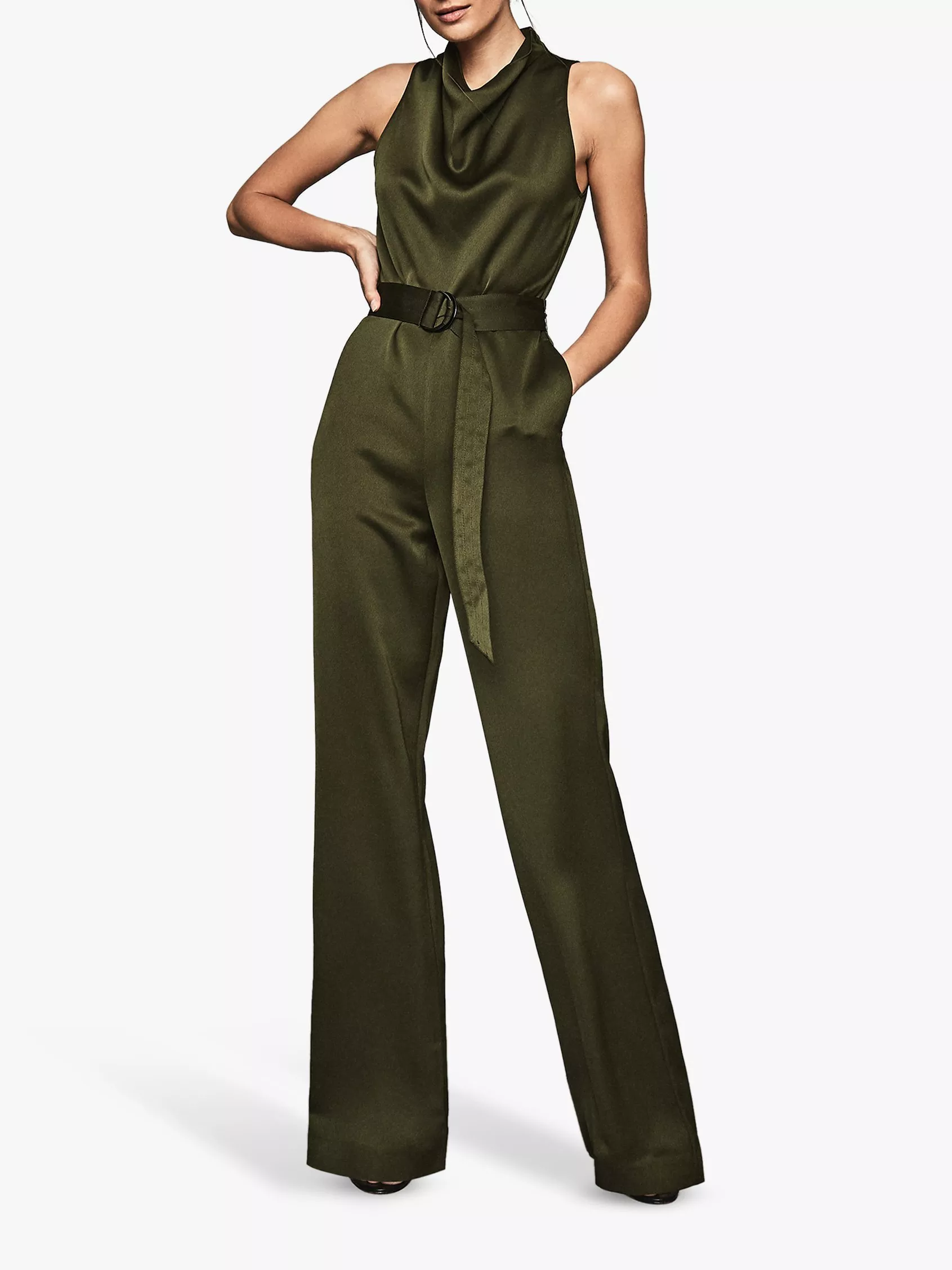 Reiss green jumpsuit online