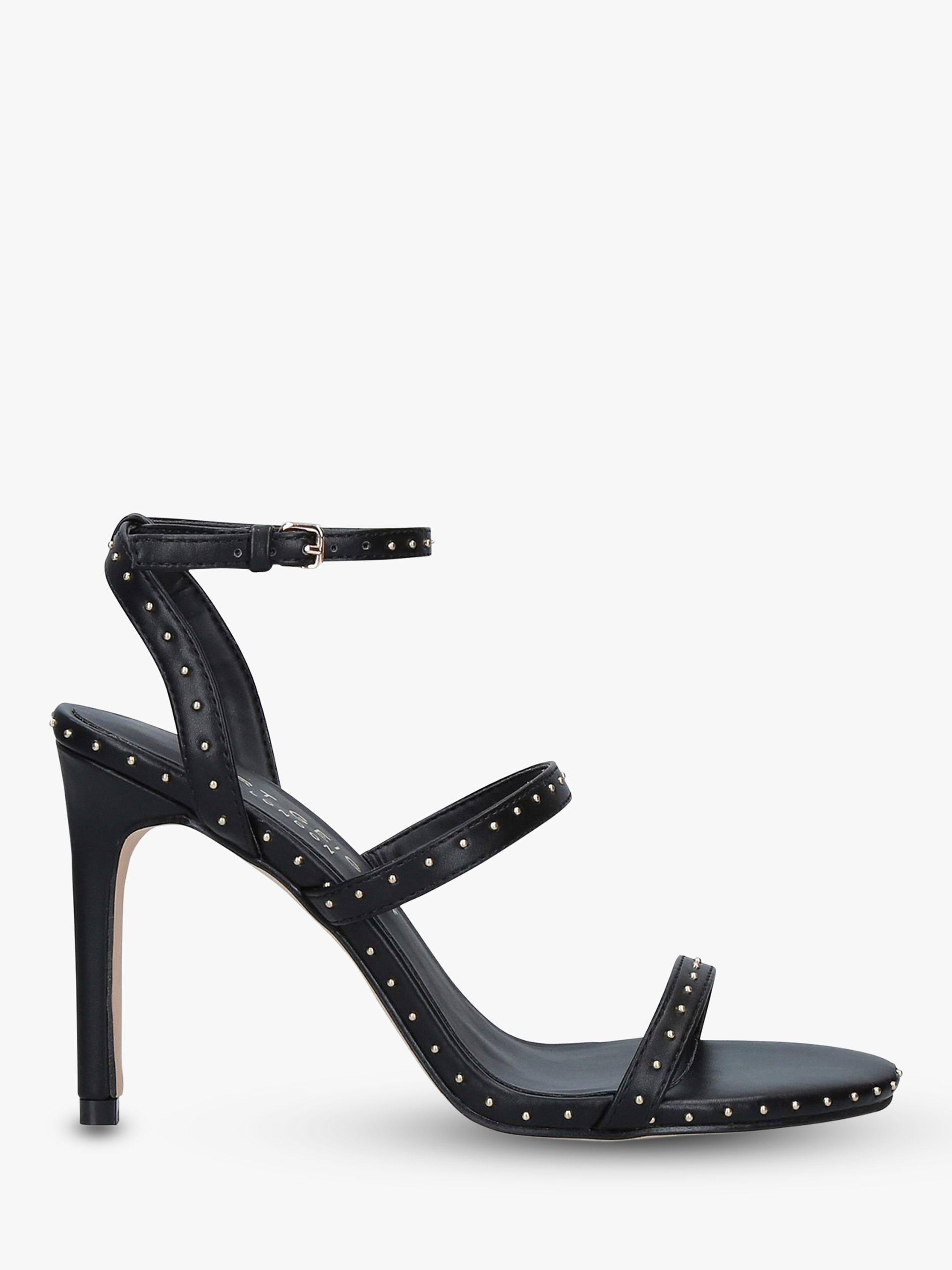 Kurt Geiger London Portia 2 Studded Strappy Heel Sandals, Black