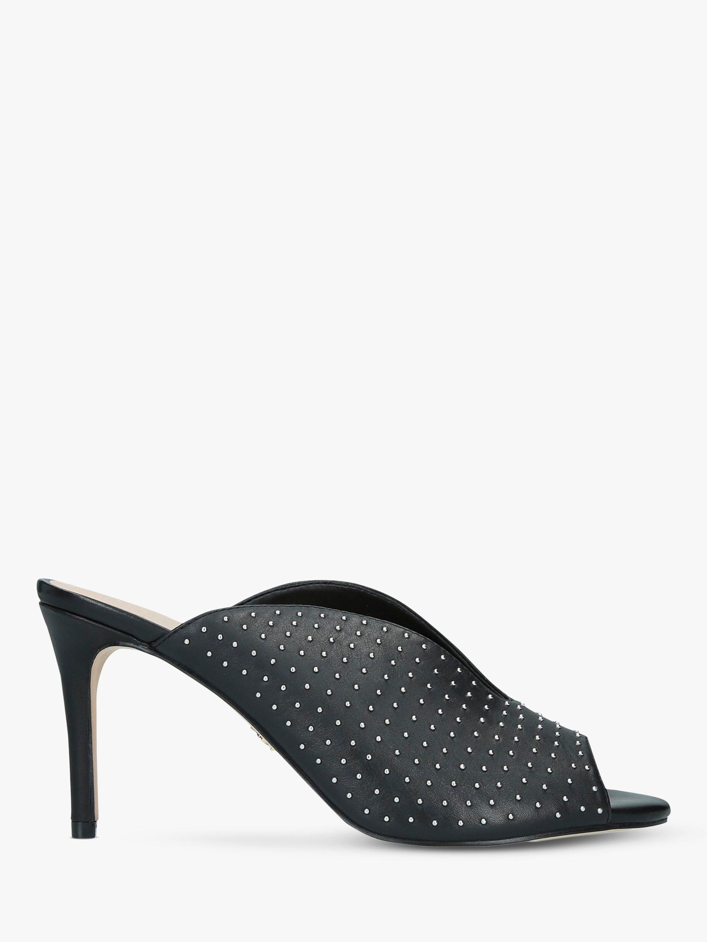 Kurt Geiger London Broadwick Studded Stiletto Heel Mules, Black