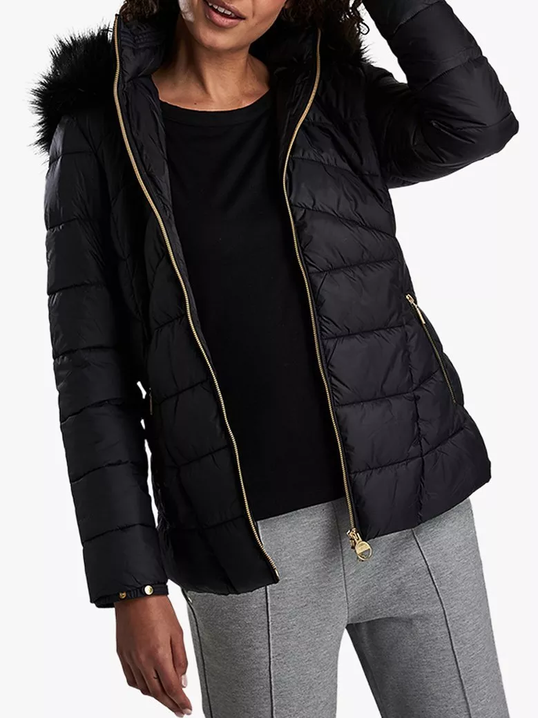 Barbour International Hampton Quilted Hooded Jacket