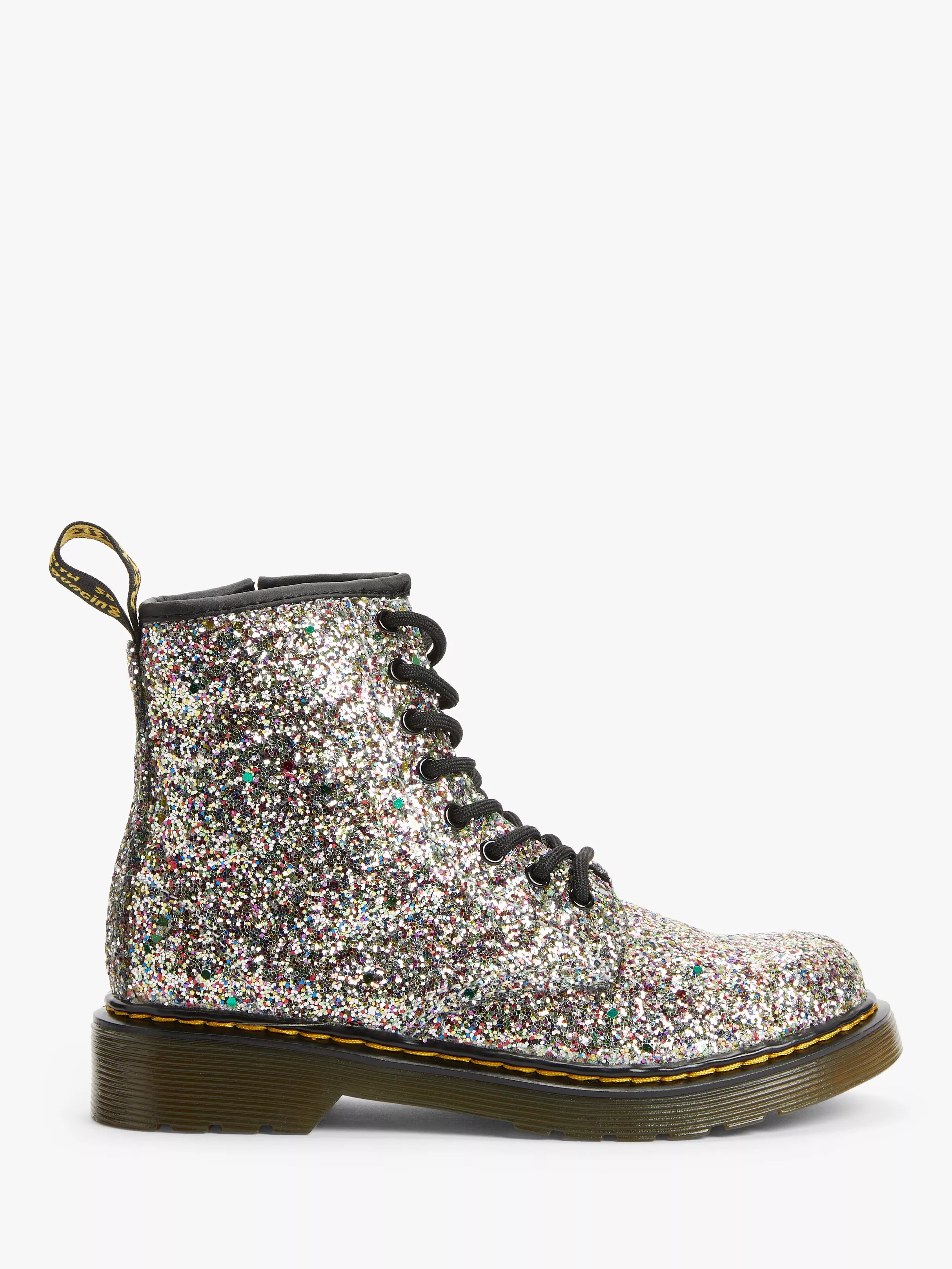 Doc martens black glitter boots best sale