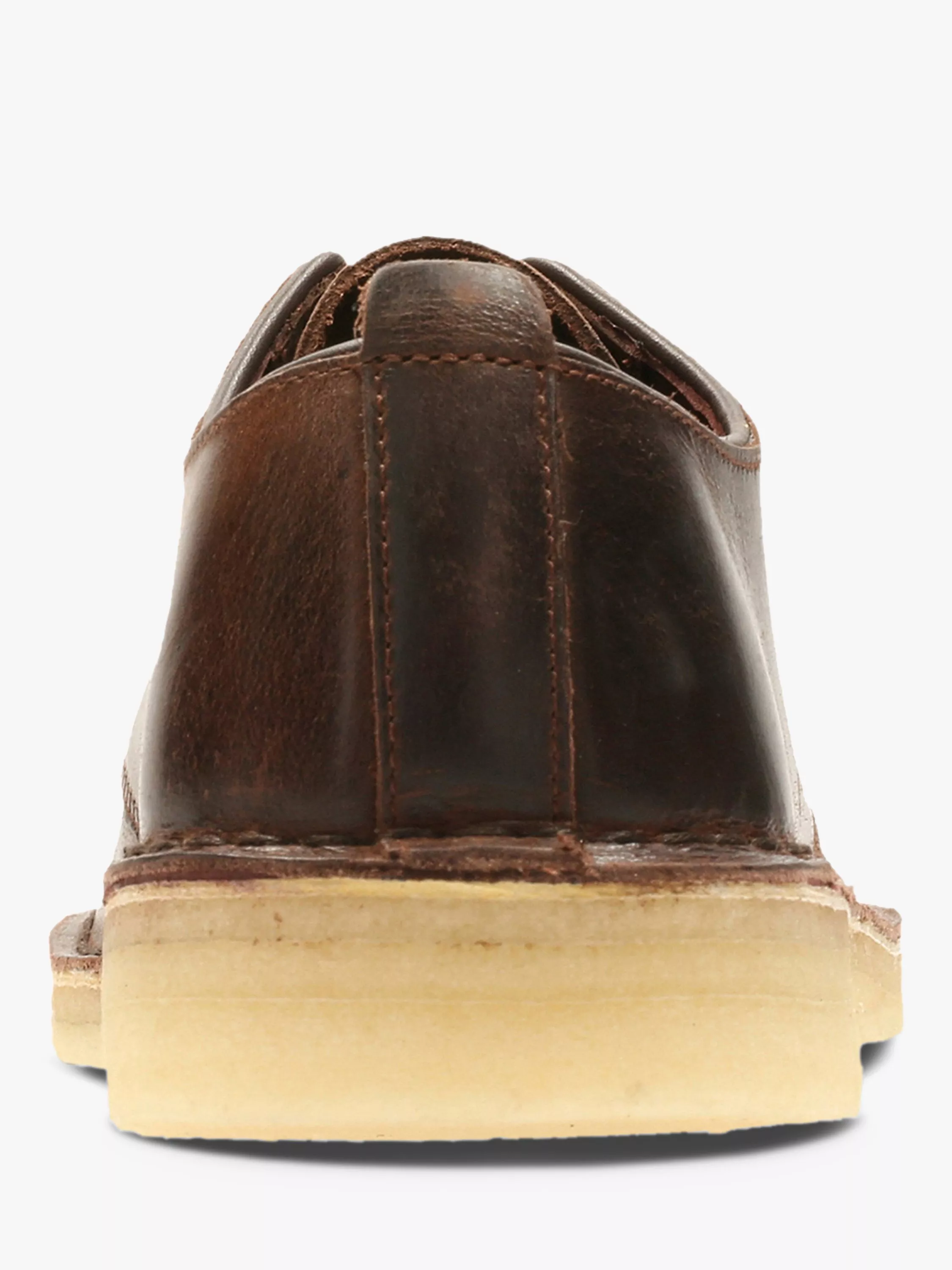 Scarpe Clarks Desert London Donna: Derby In Pelle Scamosciata Nera, Tacco Piatto, Chiusura Con Lacci, Taglia 38.5 EU - 5