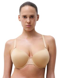 Chantelle Basic Invisible T-Shirt Bra, Beige