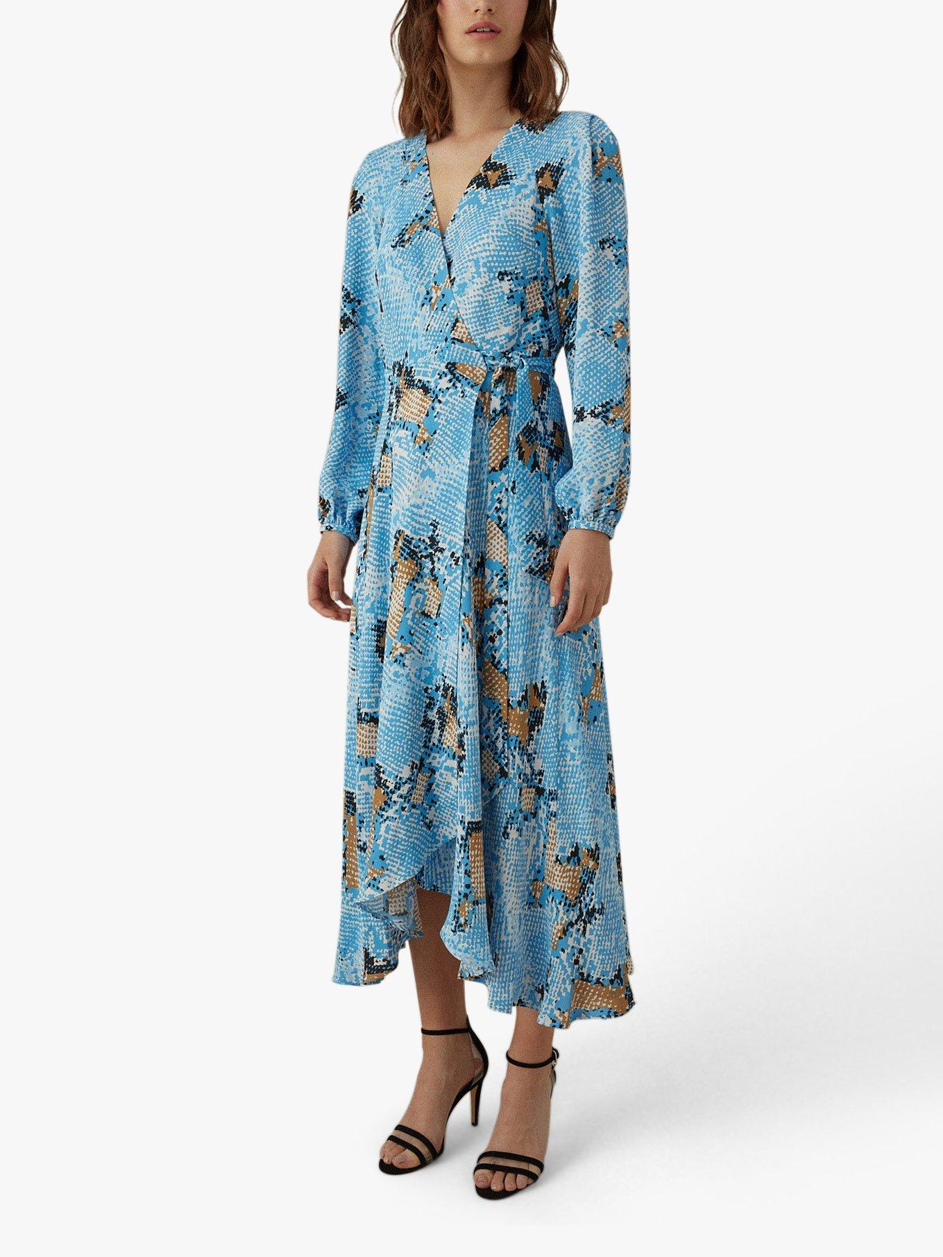 Karen millen snake print wrap dress outlet