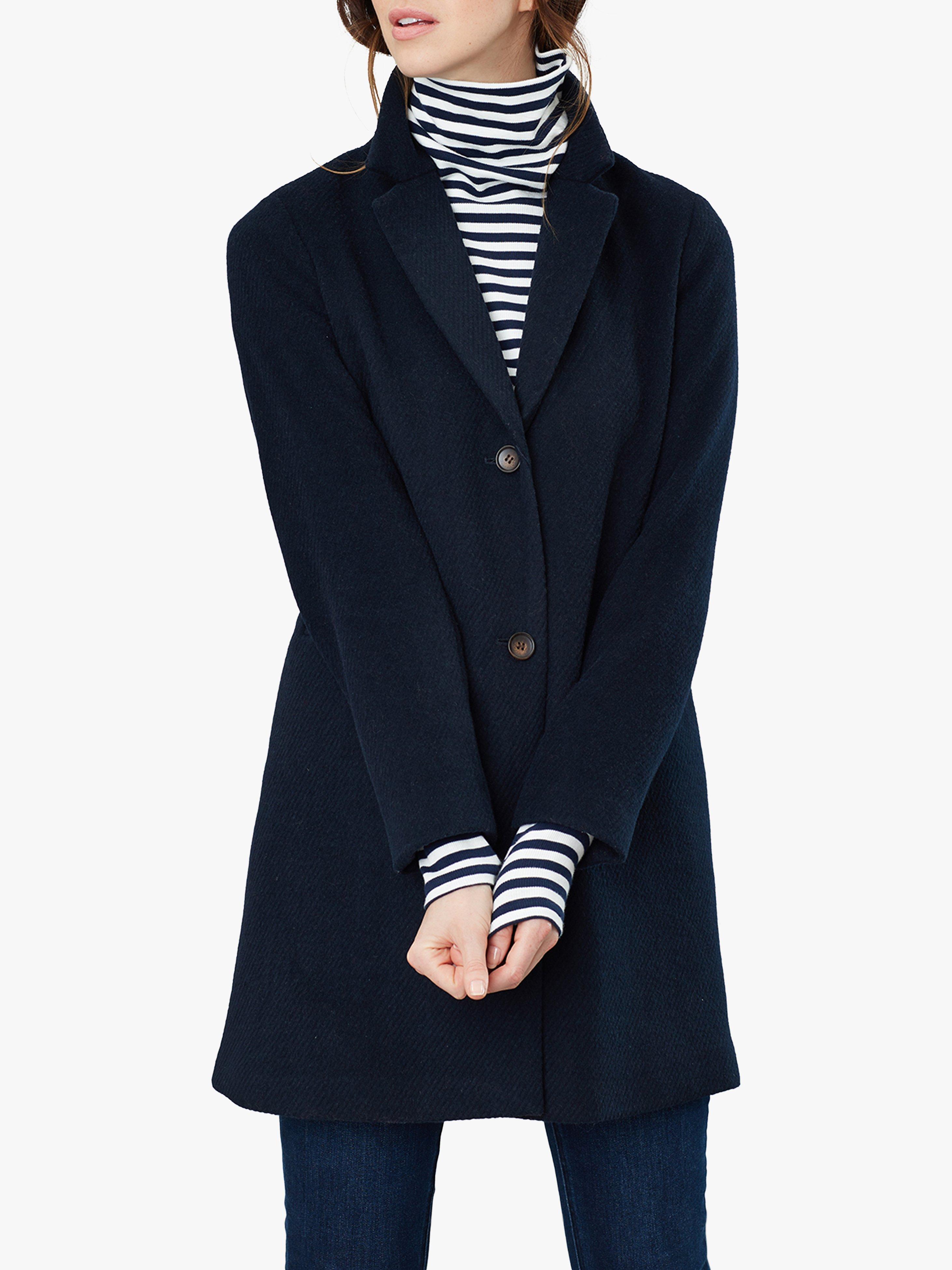 Joules costello wool blend coat deals