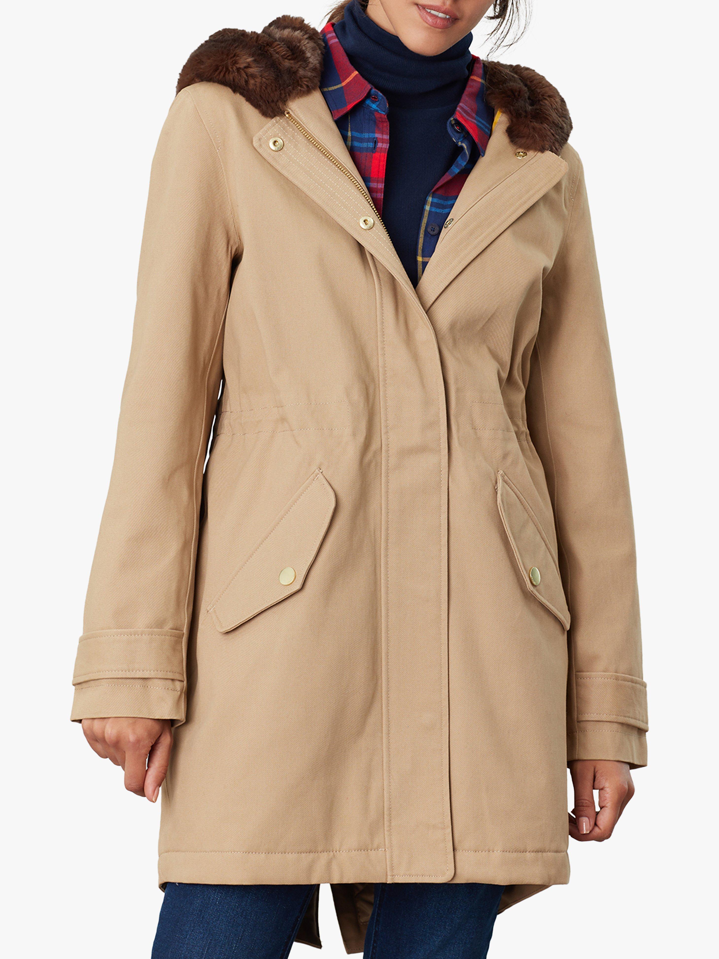 Piper parka with fur trimmed hood deals