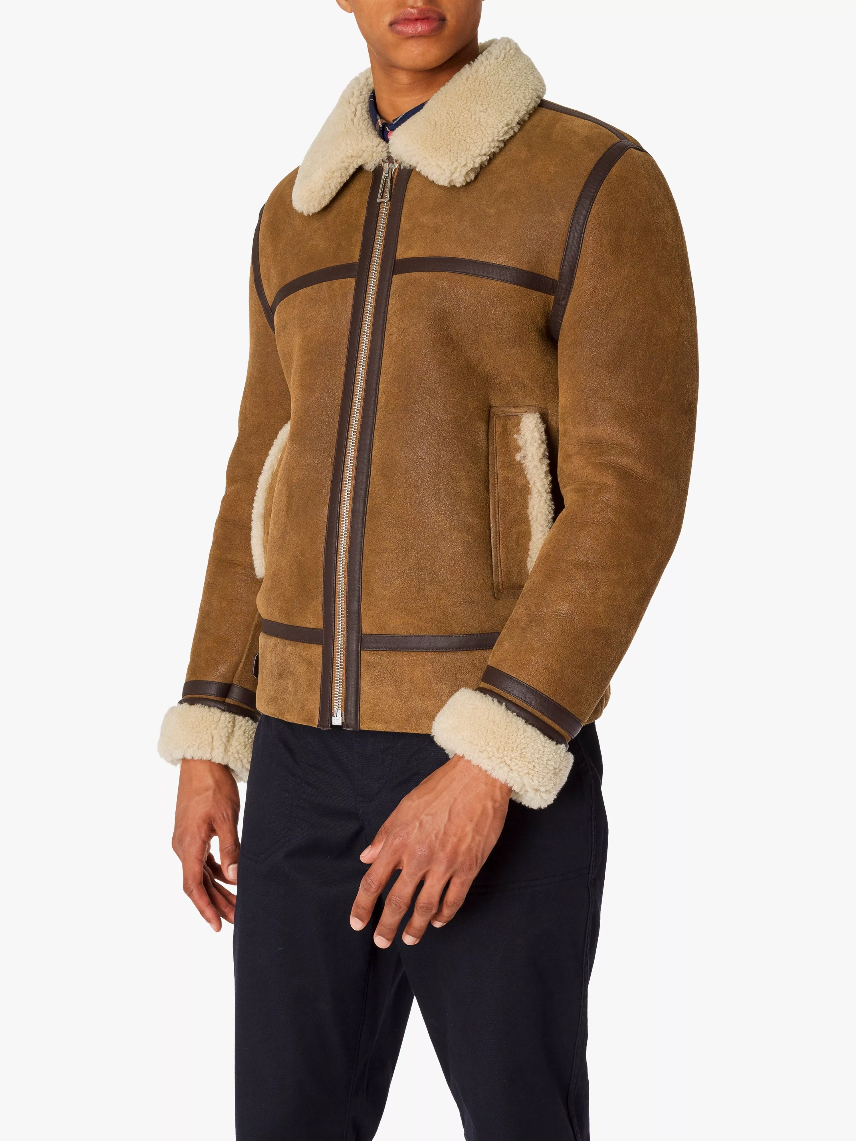 Paul smith shearling jacket hot sale