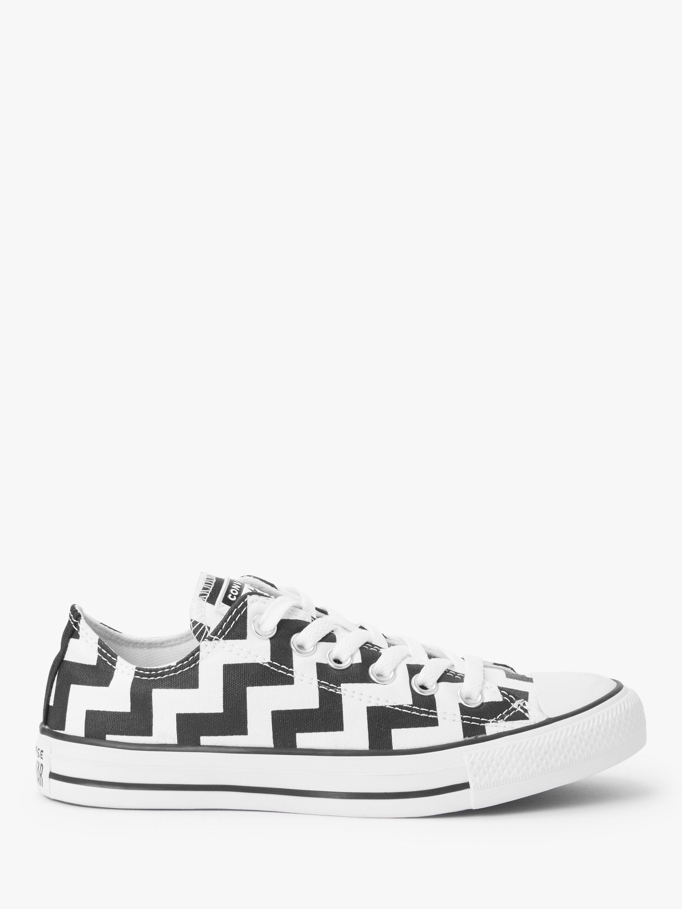 Converse Chuck Taylor All Star Glam Dunk Low Top Trainers Black White