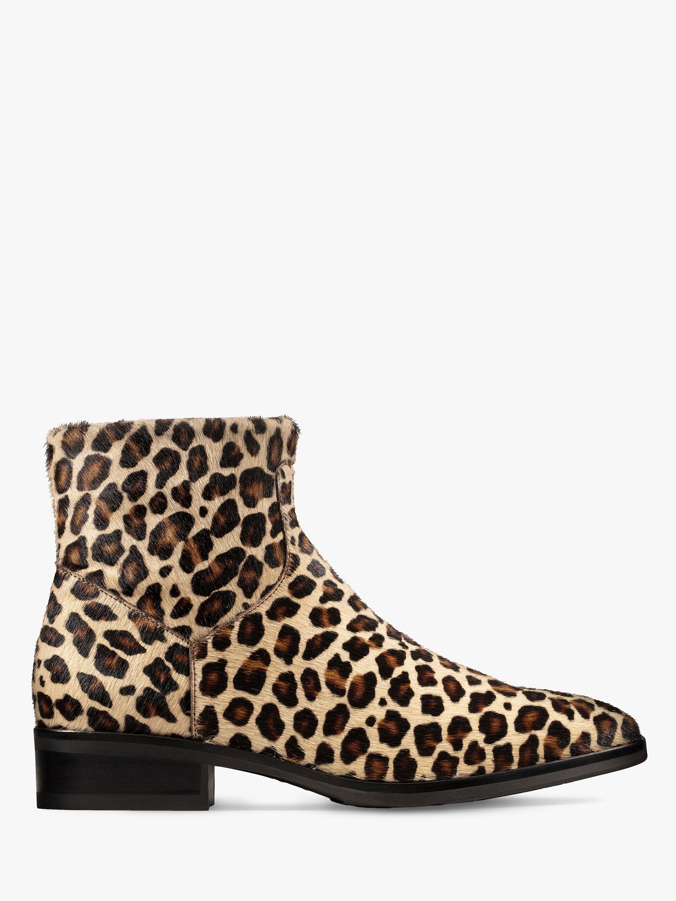 Clarks leopard boots online