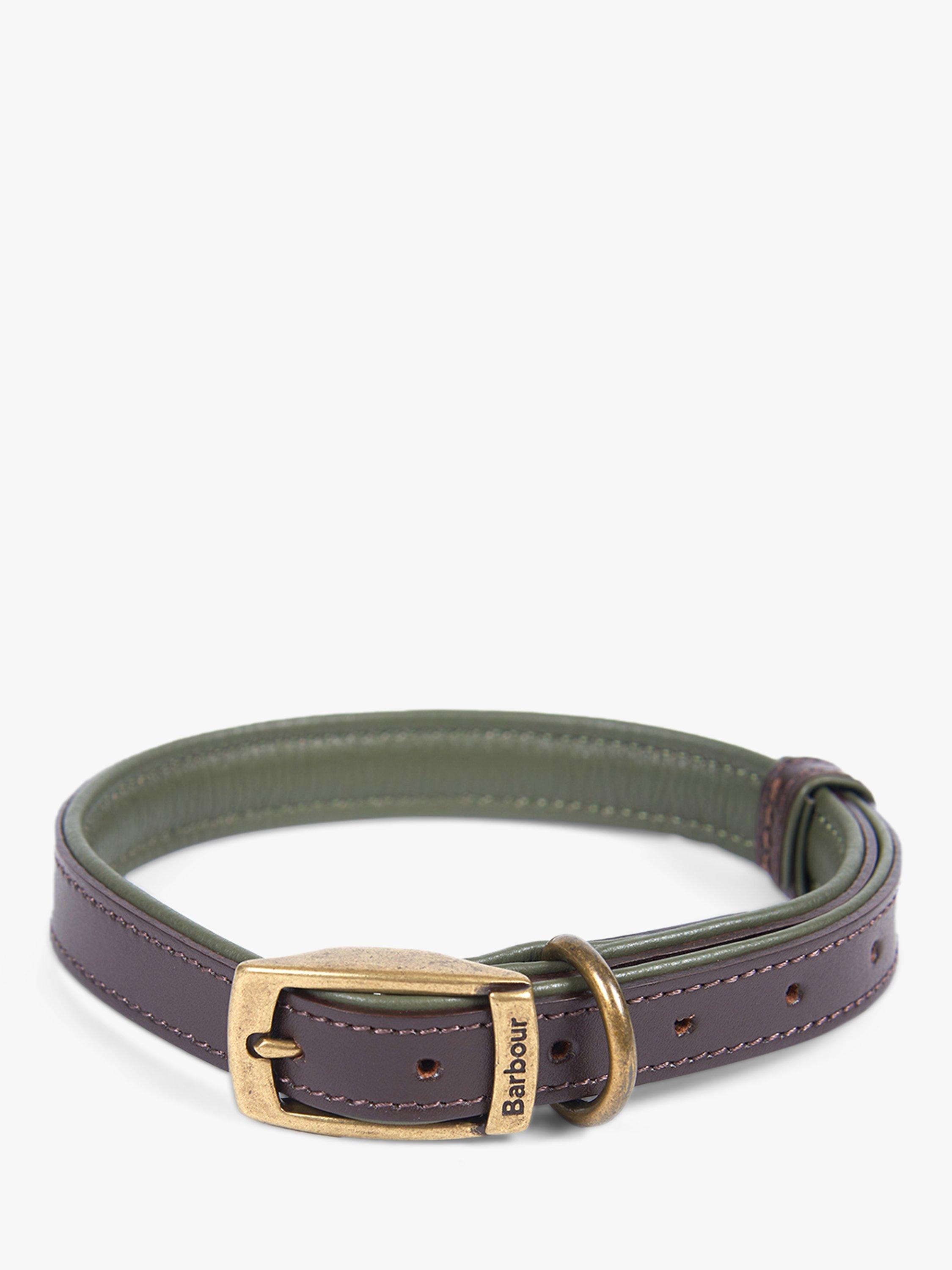 Barbour Leather Dog Collar