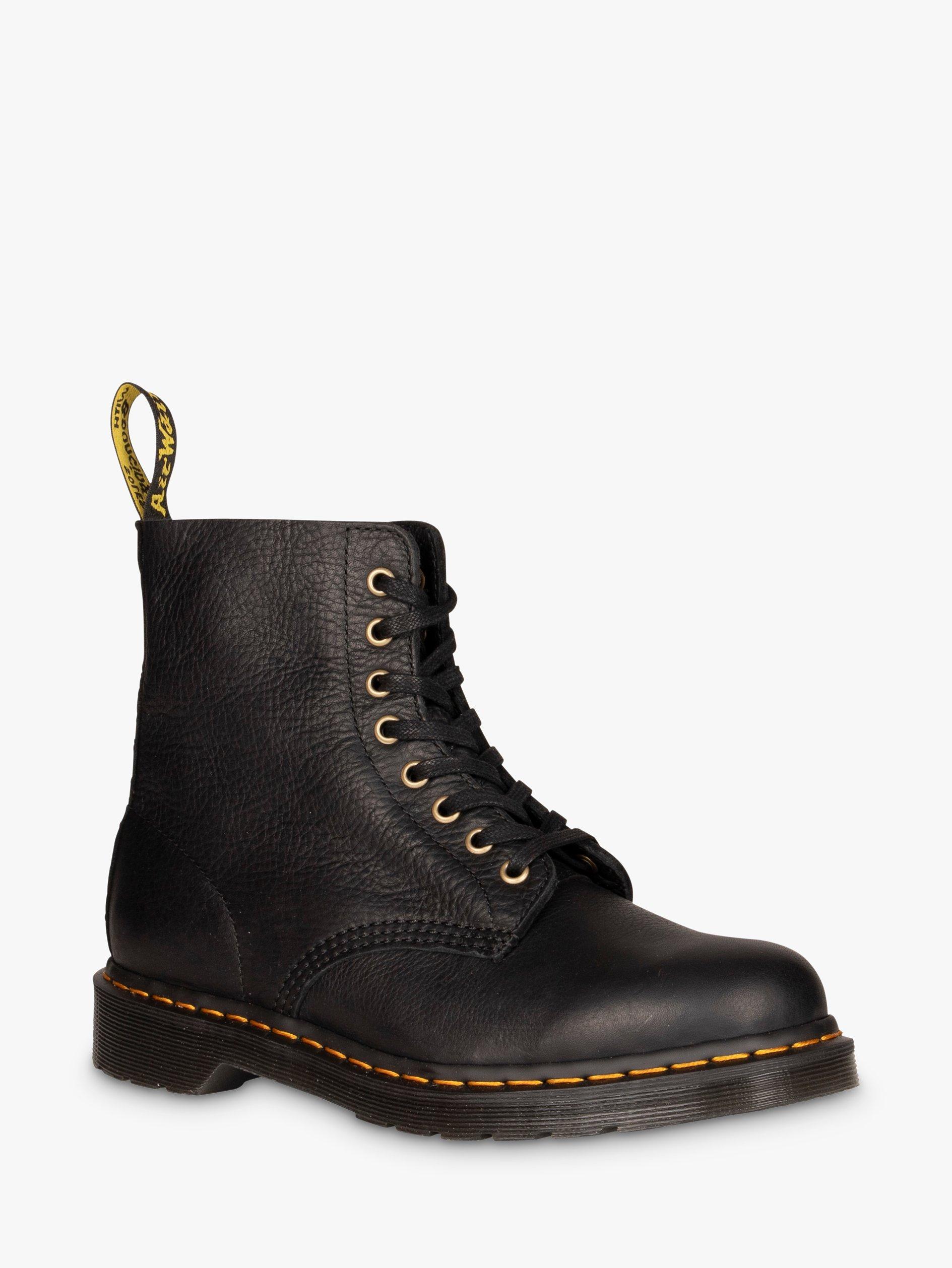 Dr Martens 1460 Pascal Leather Boots, Black Ambassador