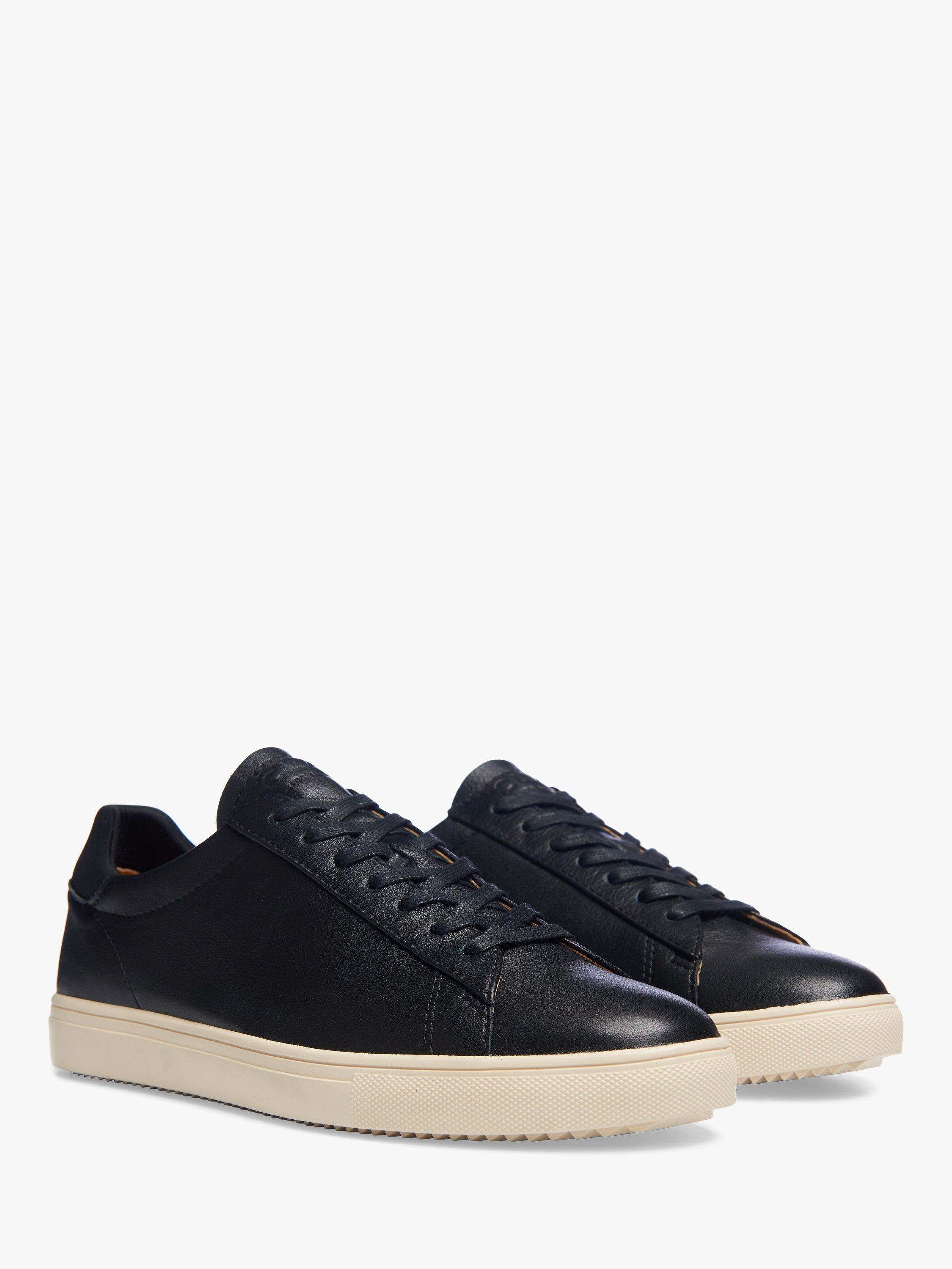Product image 3 of 4, which shows CLAE Bradley Essentials Leather Trainers, Black Milled Leather, 7
