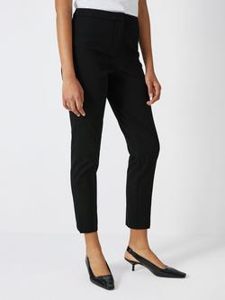 John Lewis Slim Bi-Stretch Trousers, Black