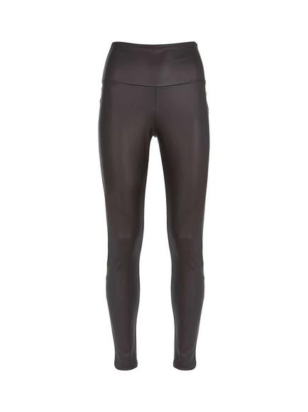 Mint Velvet Faux Leather Leggings, Black - view 2, Black