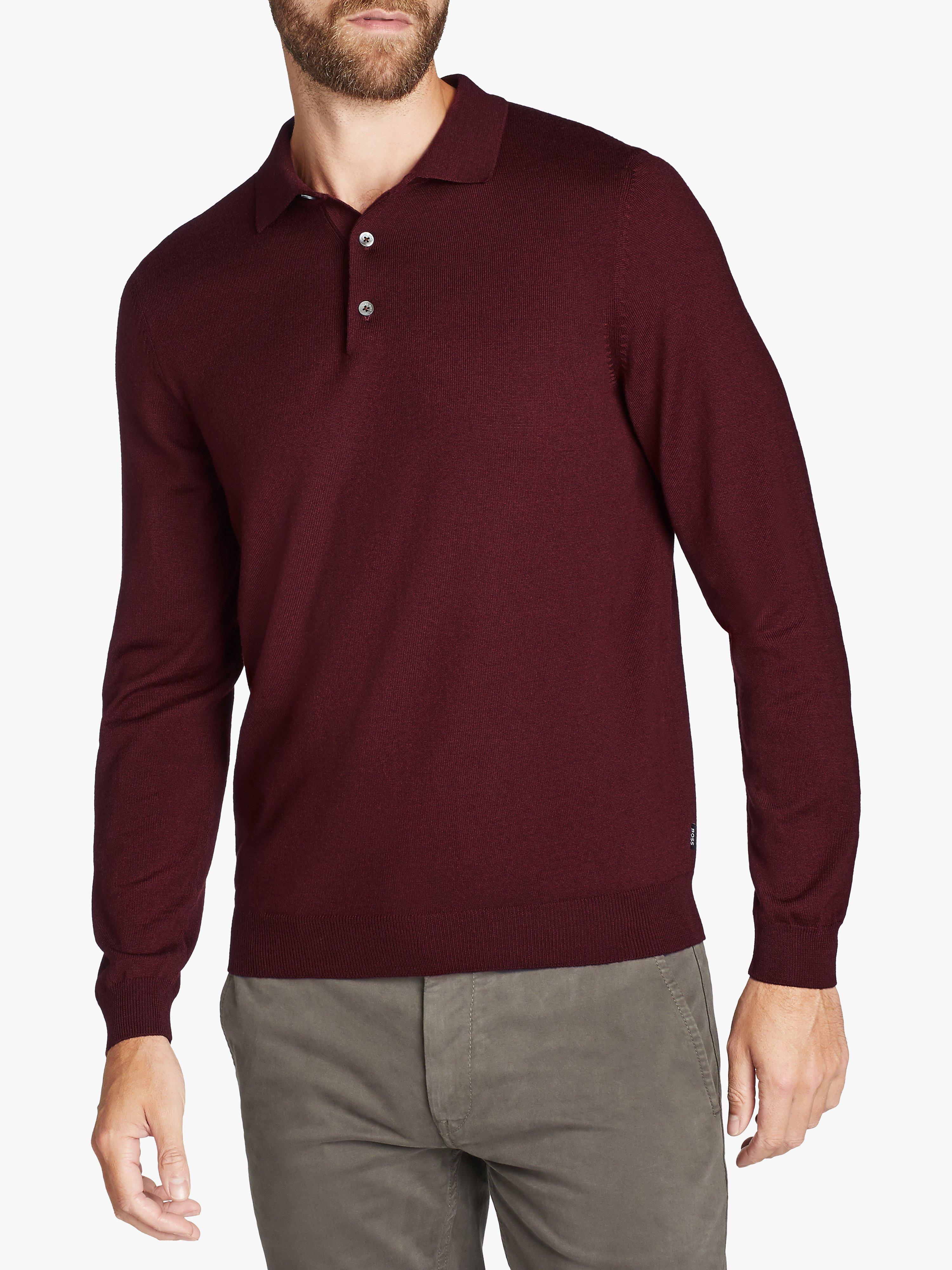 BOSS Bono Long Sleeve Polo Shirt