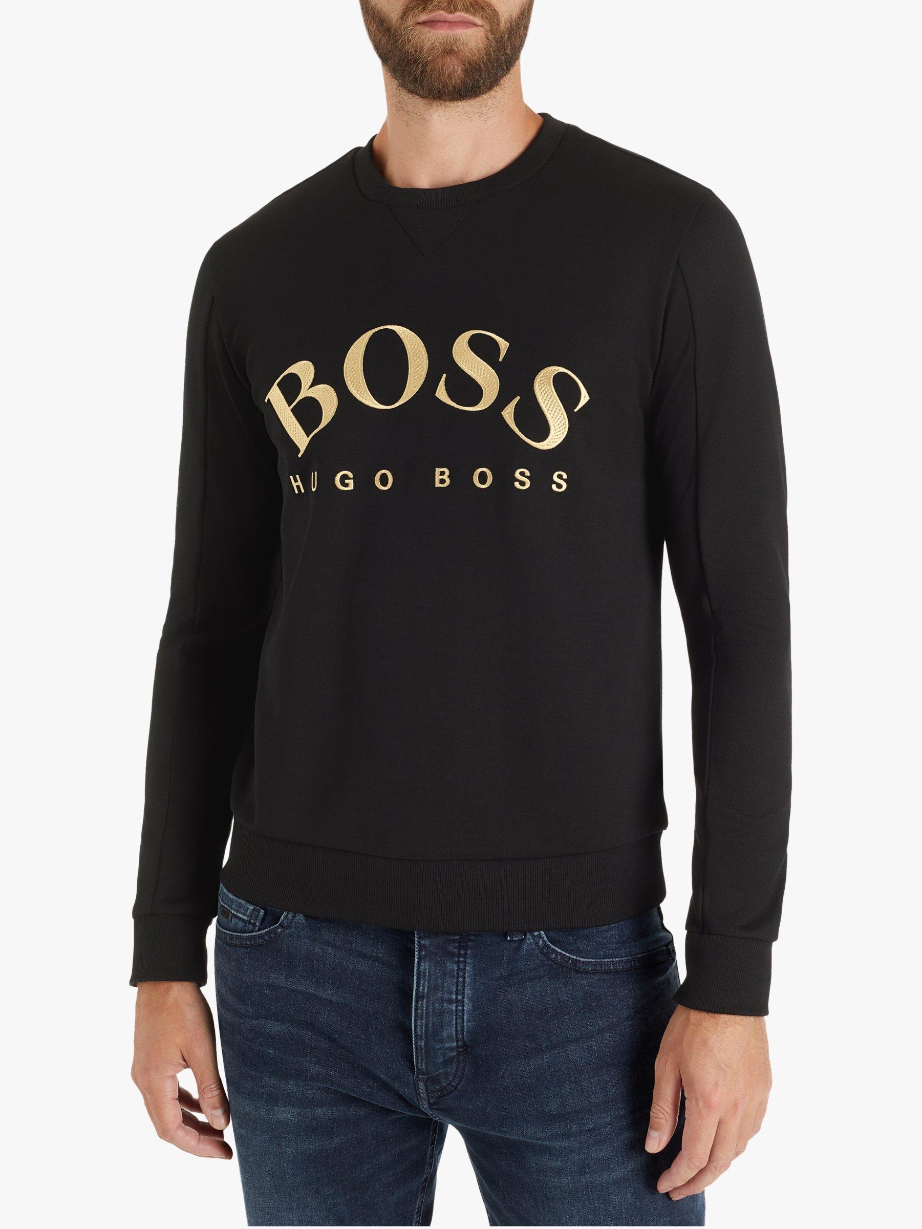 BOSS Salbo Logo Sweatshirt Black