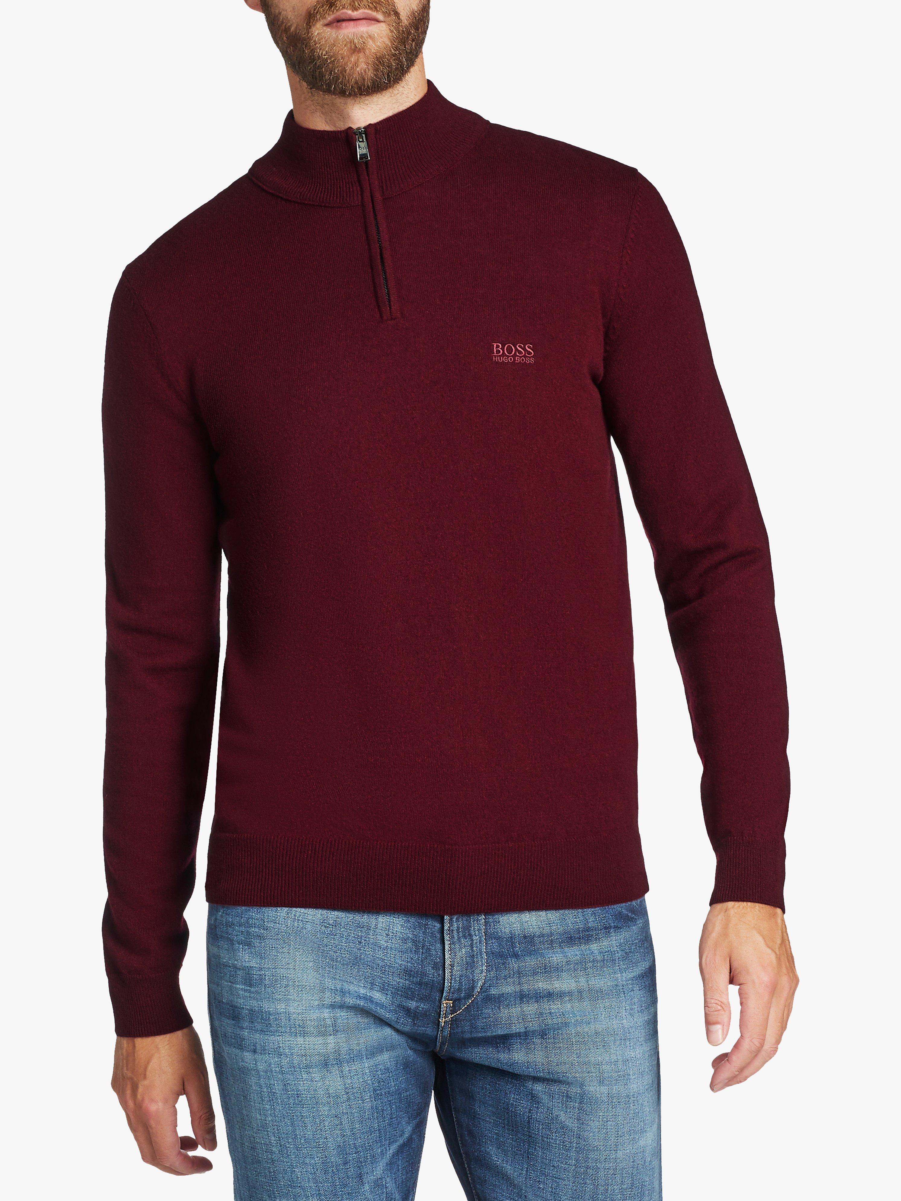 Boss barlo quarter zip jumper sale