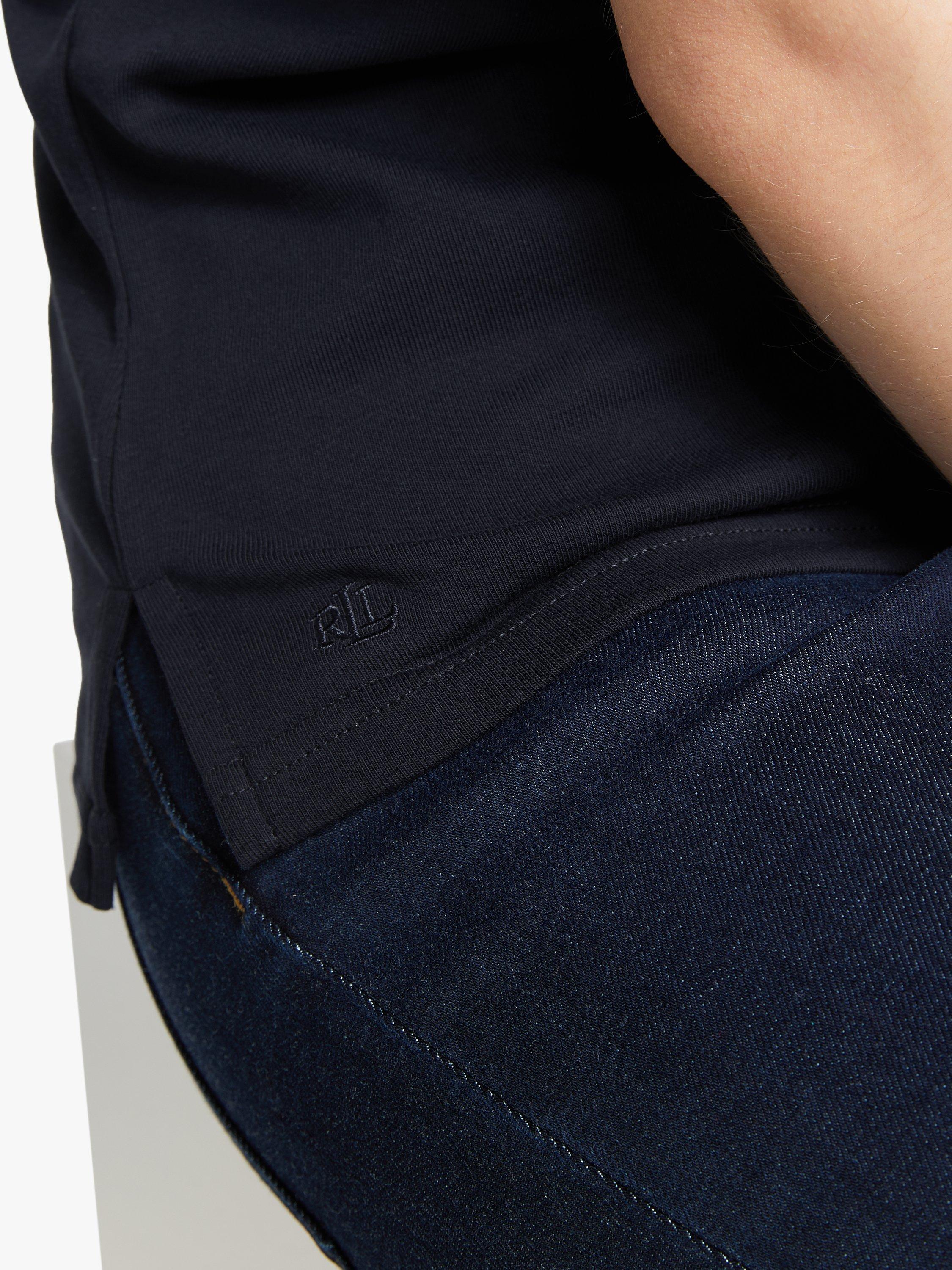 Product image 6 of 7, which shows Lauren Ralph Lauren Judy Boat Neck Top, Lauren Navy, XXS