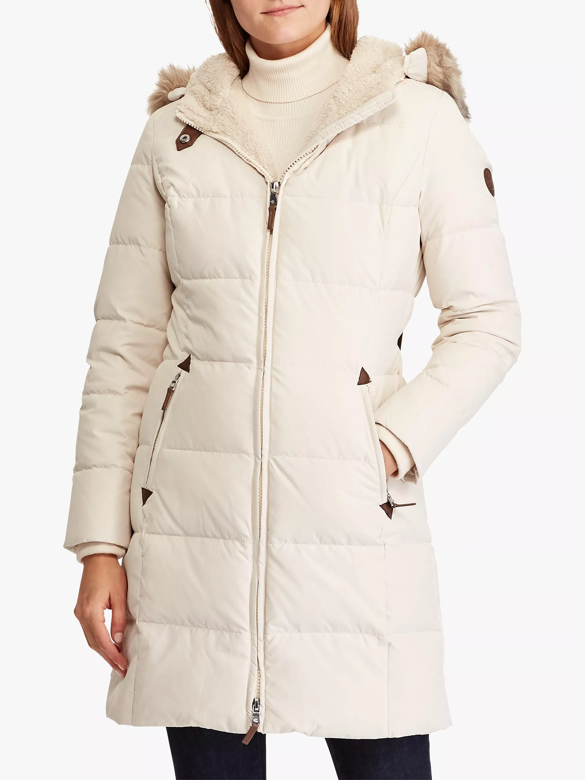 Ralph lauren quilted hooded down coat best sale